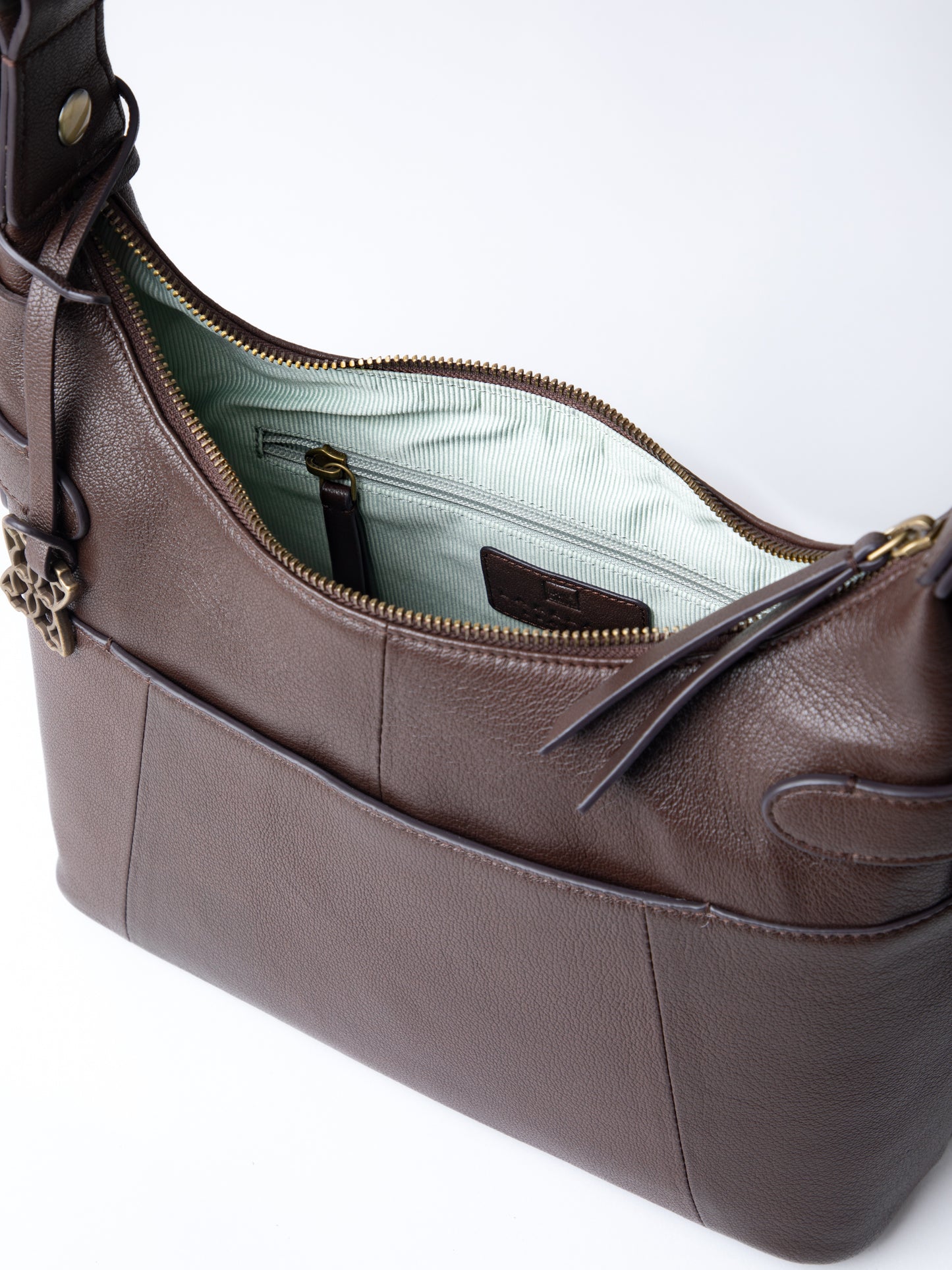 Newby Leather Hobo Shoulder Bag