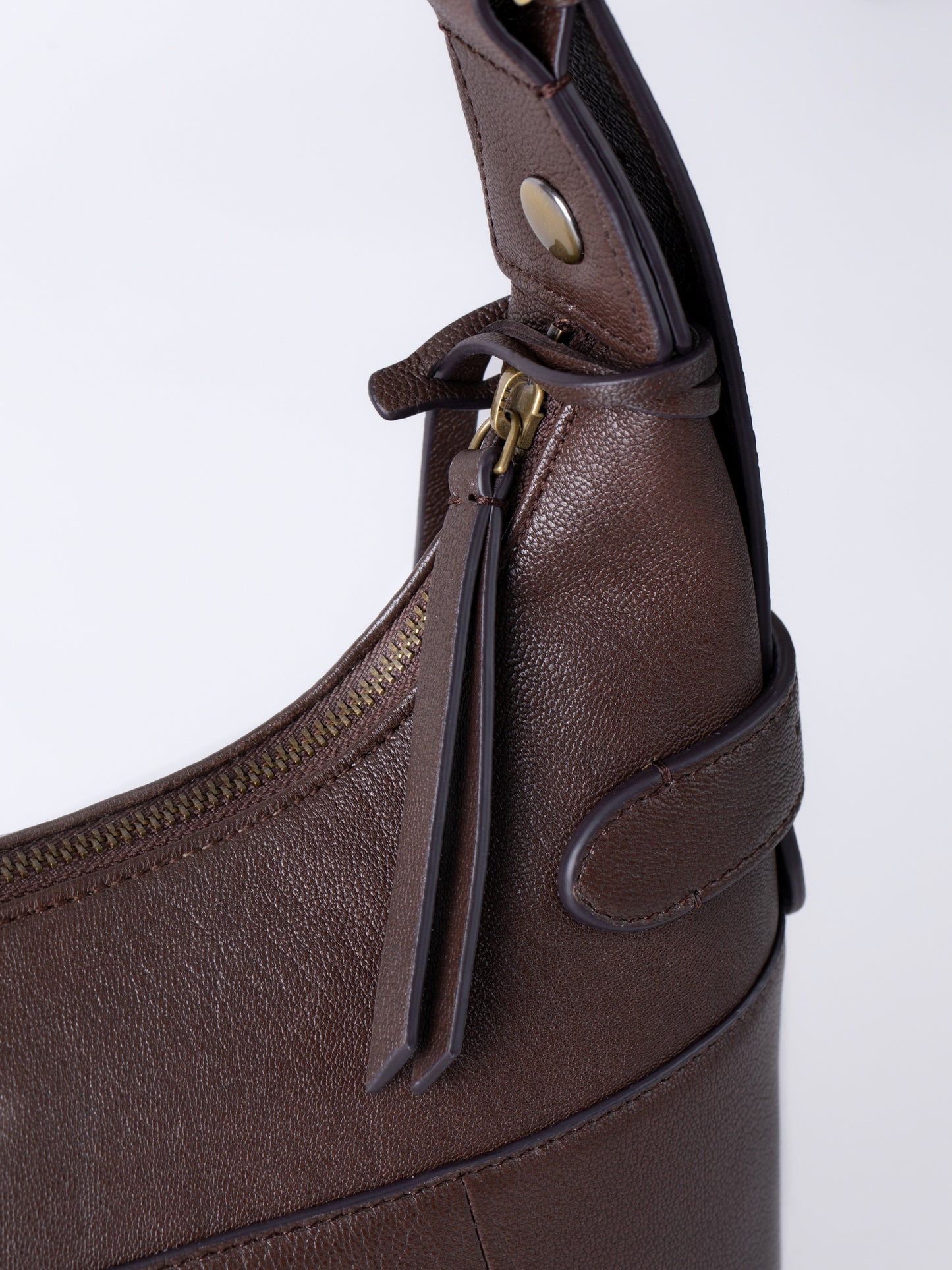 Newby Leather Hobo Shoulder Bag