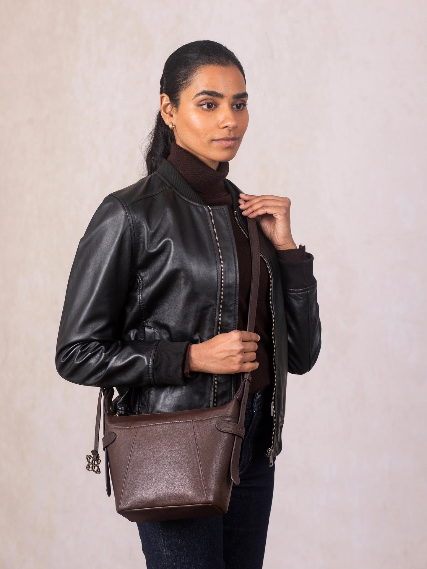Newby Leather Cross Body Bag