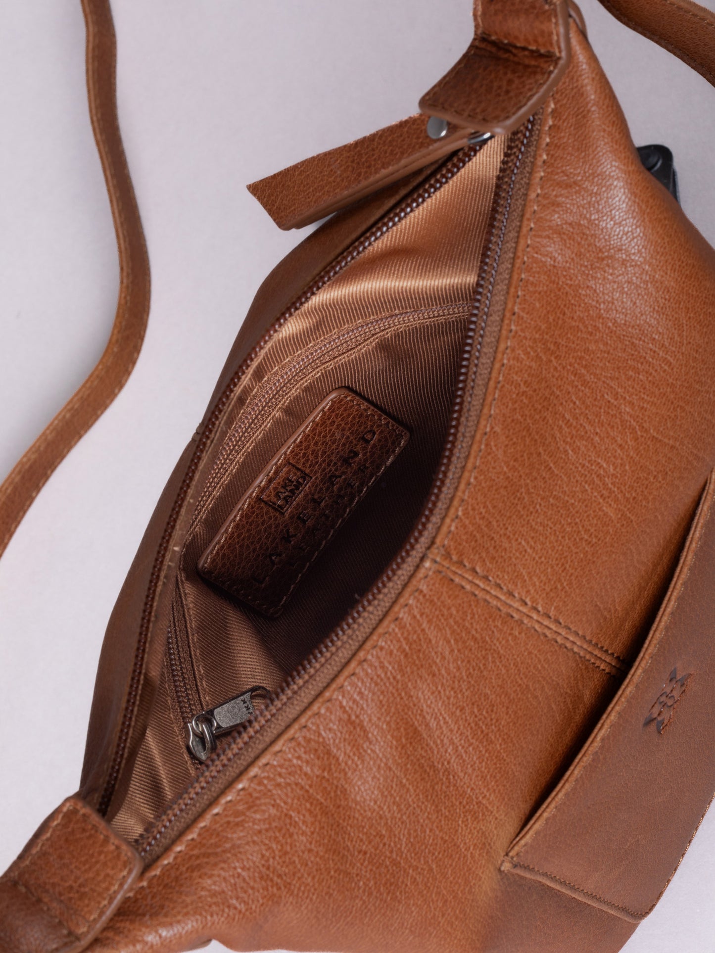 Talkin Medium Leather Cross Body Bag