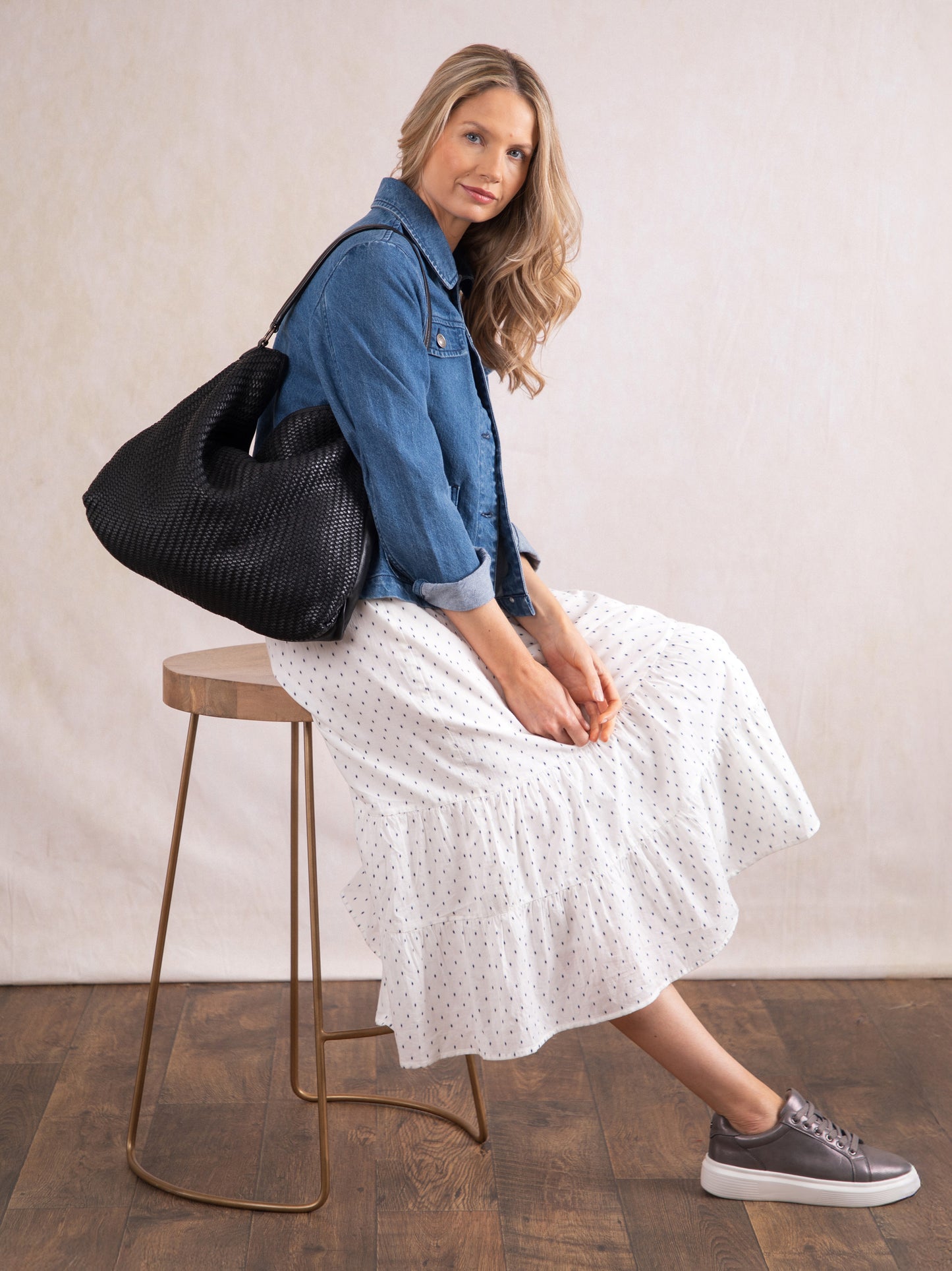Wreay Leather Hobo Bag