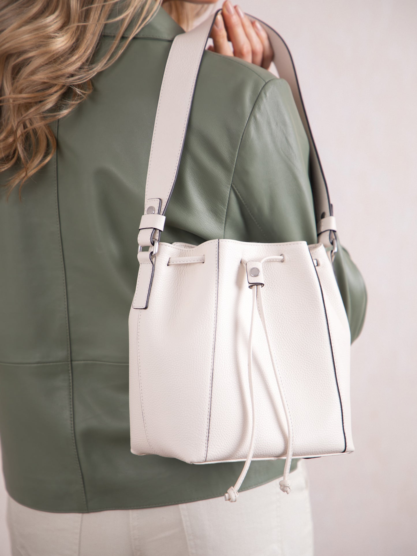 Crosby Leather Bucket Bag