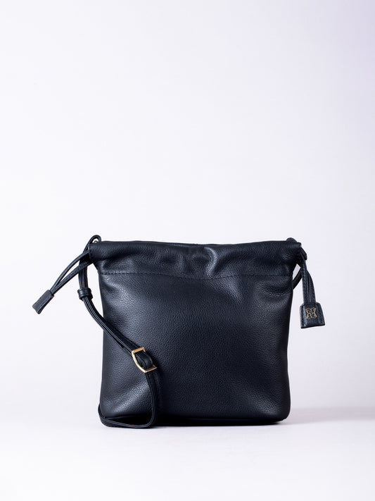 Eskrigg Leather Drawstring Cross Body Bag