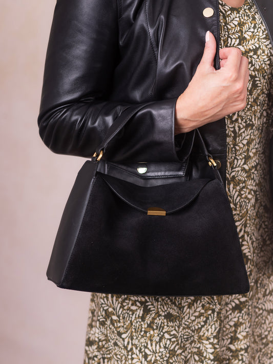 Hardwick Leather and Suede Cross Body Bag