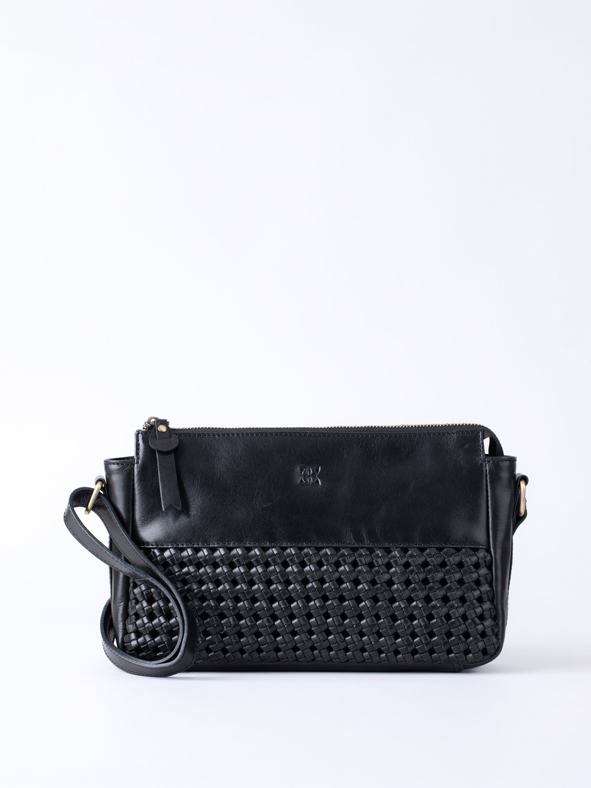 Waverton Woven Leather Cross Body Bag