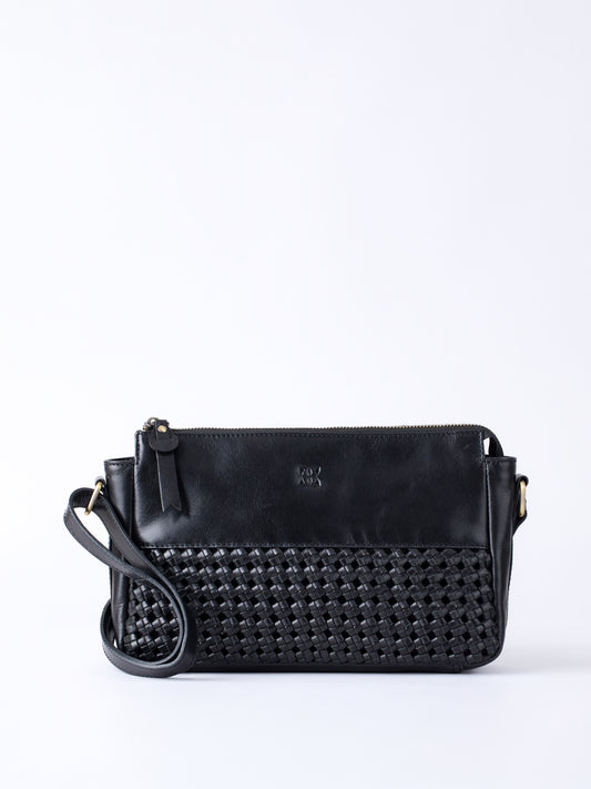 Waverton Woven Leather Cross Body Bag