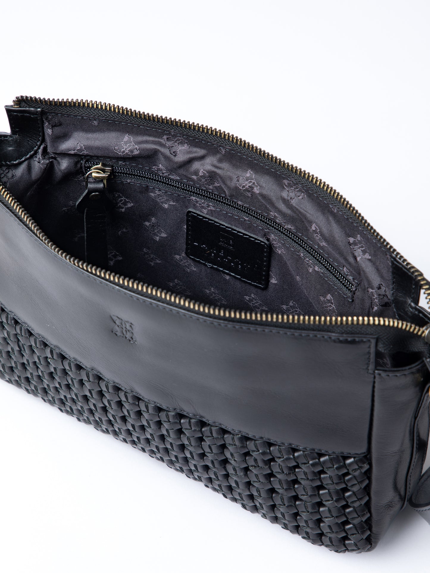 Waverton Woven Leather Cross Body Bag