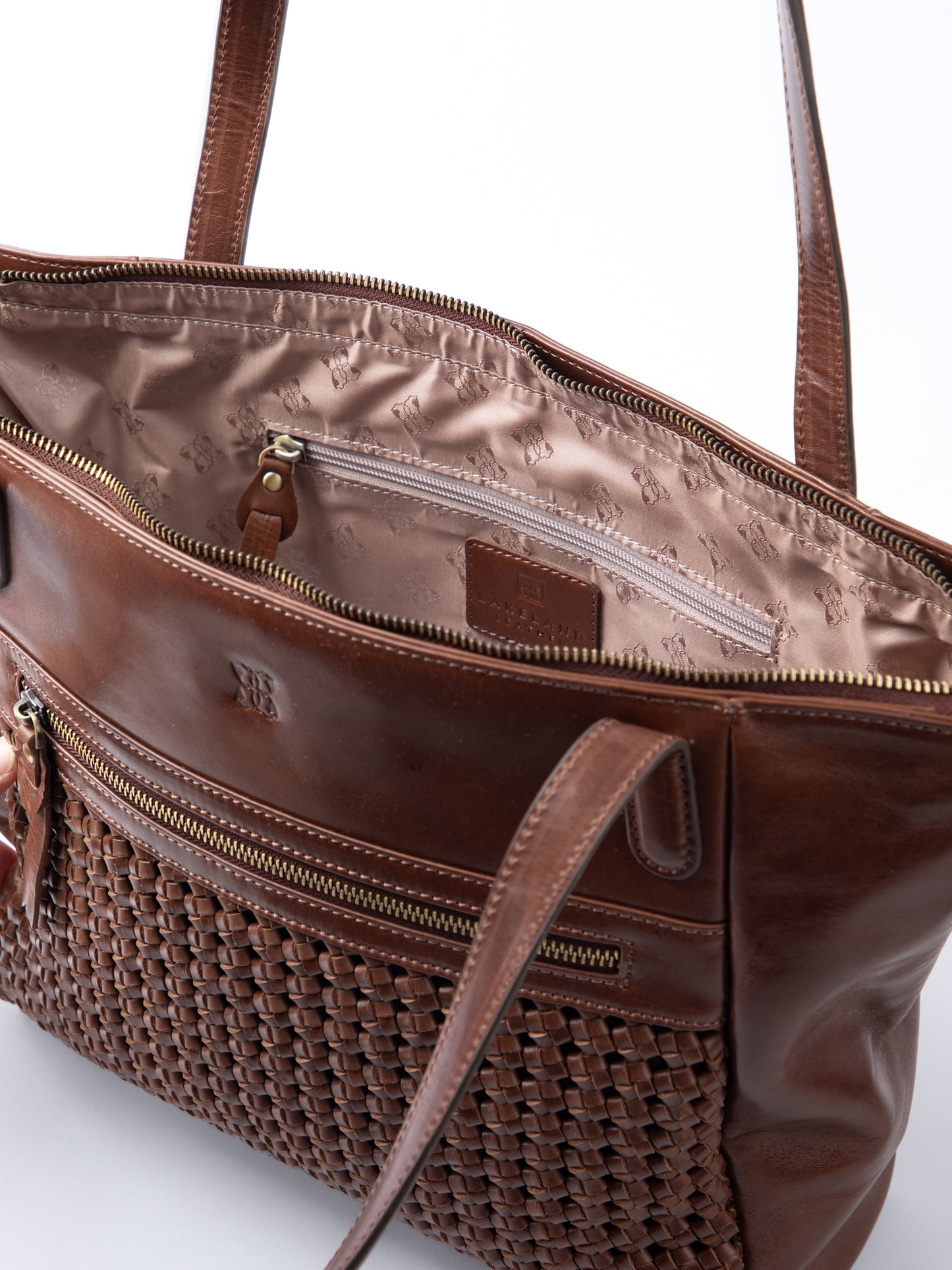 Waverton Woven Leather Tote Bag