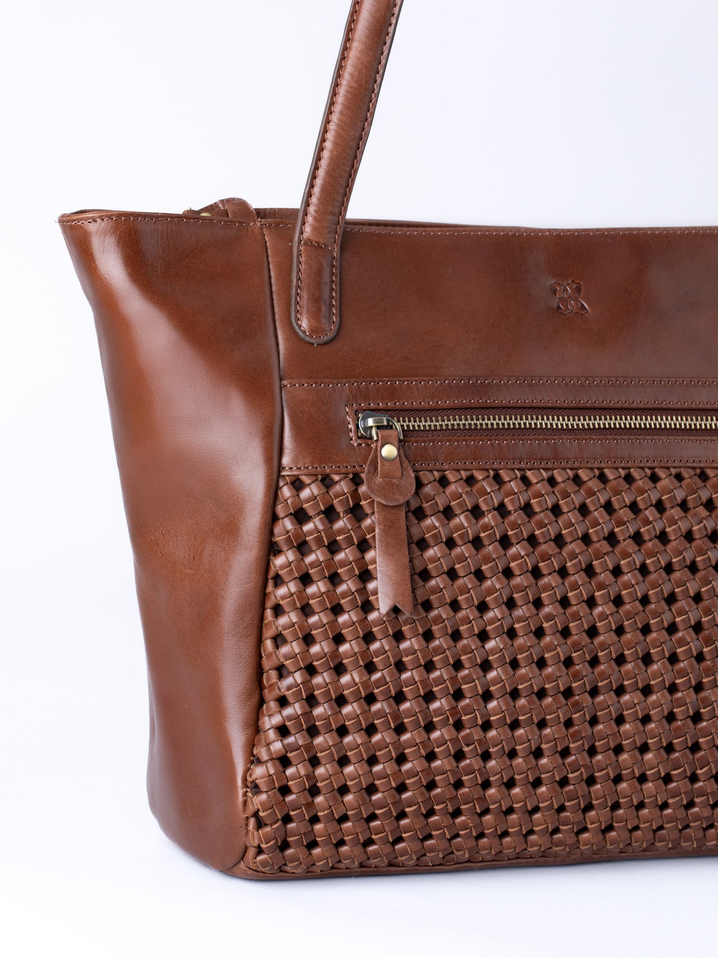 Waverton Woven Leather Tote Bag