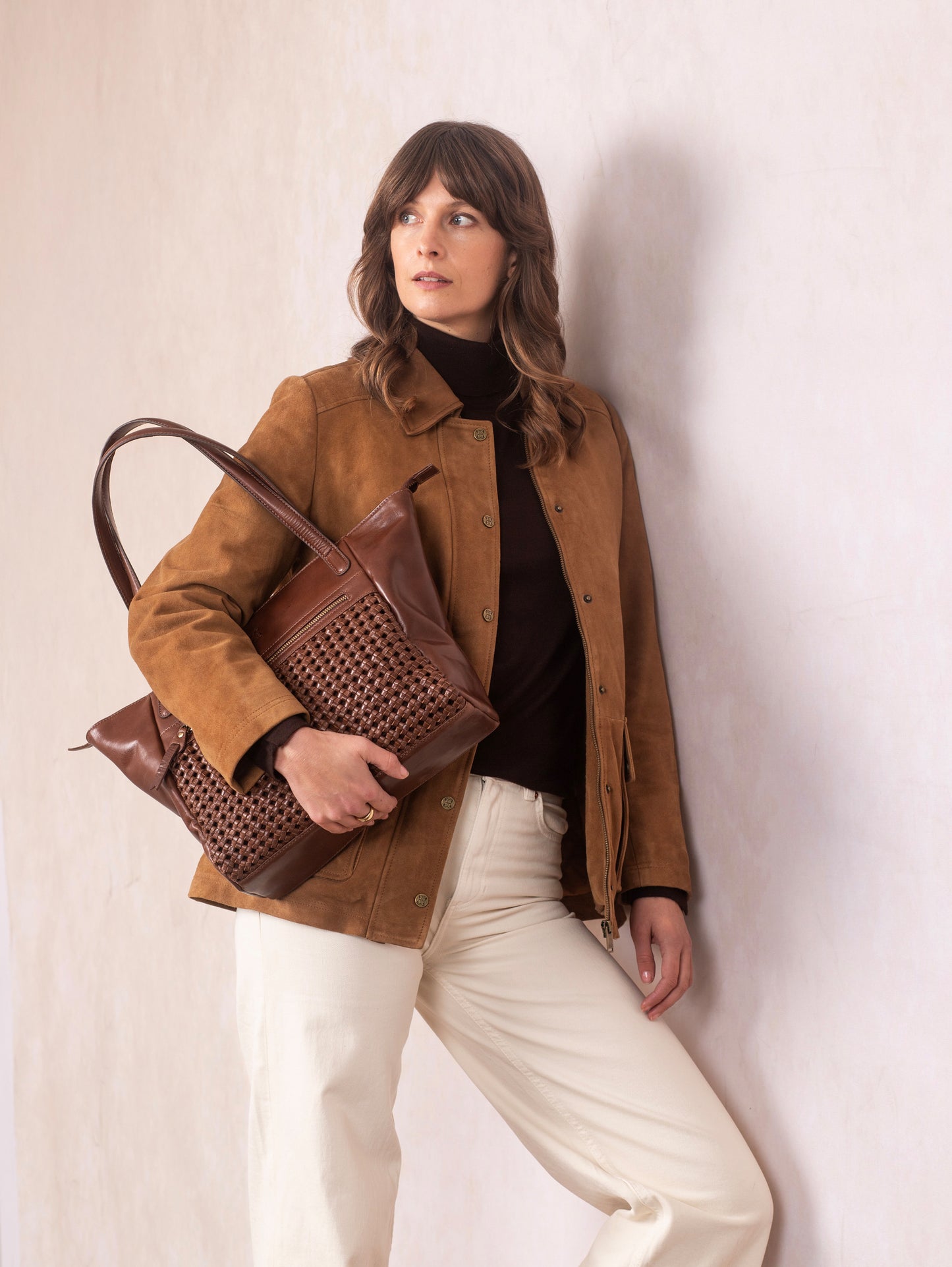 Waverton Woven Leather Tote Bag