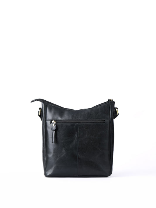 Waverton Woven Medium Leather Cross Body Bag