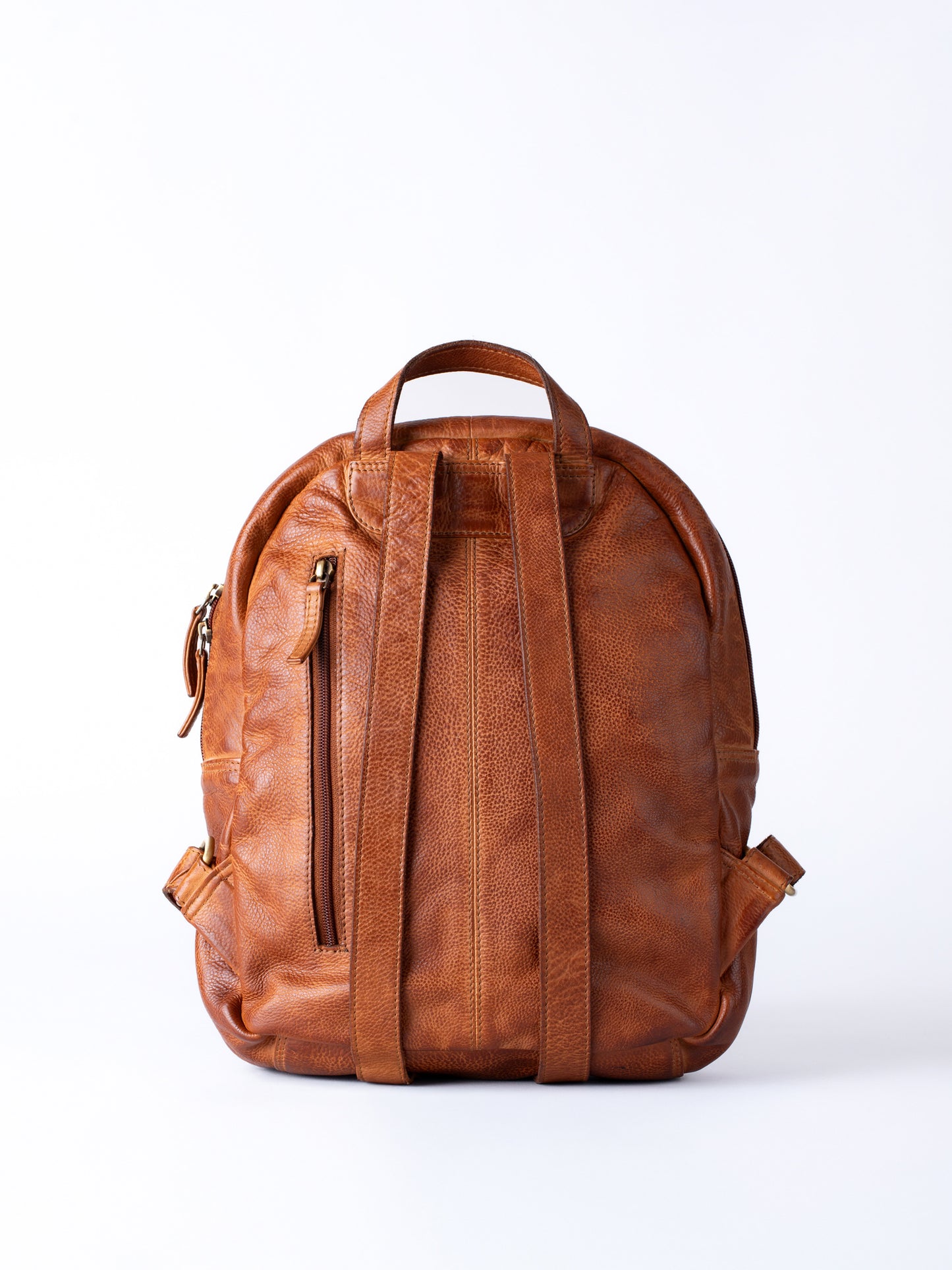 Storrs Woven Leather Backpack