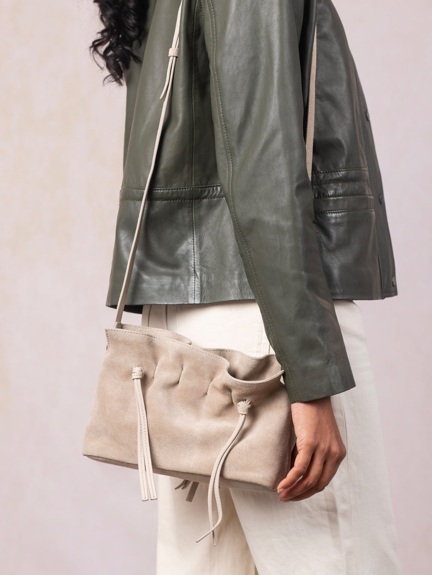 Santon Suede Cross Body