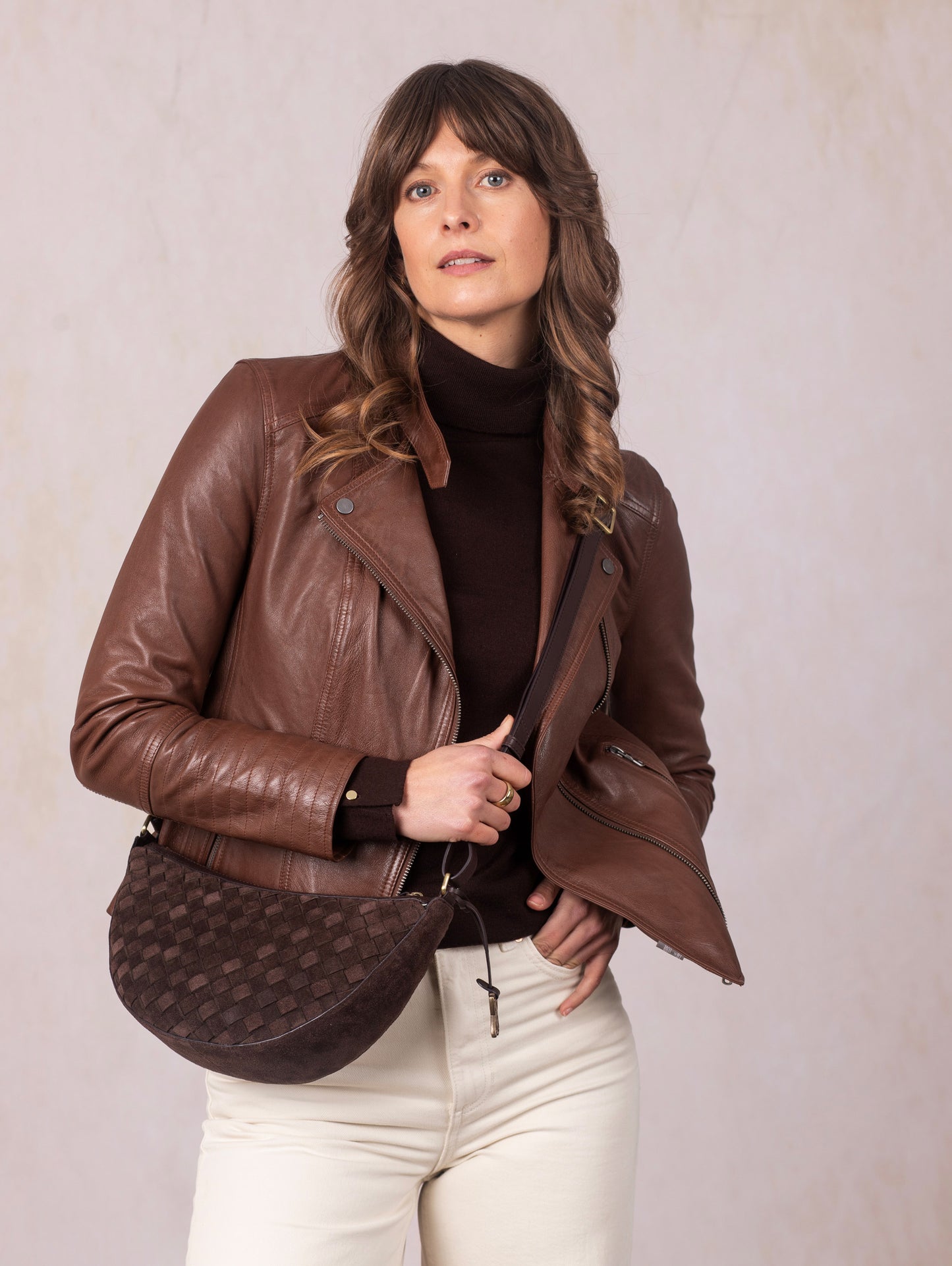 Mirehouse Suede Sling Bag