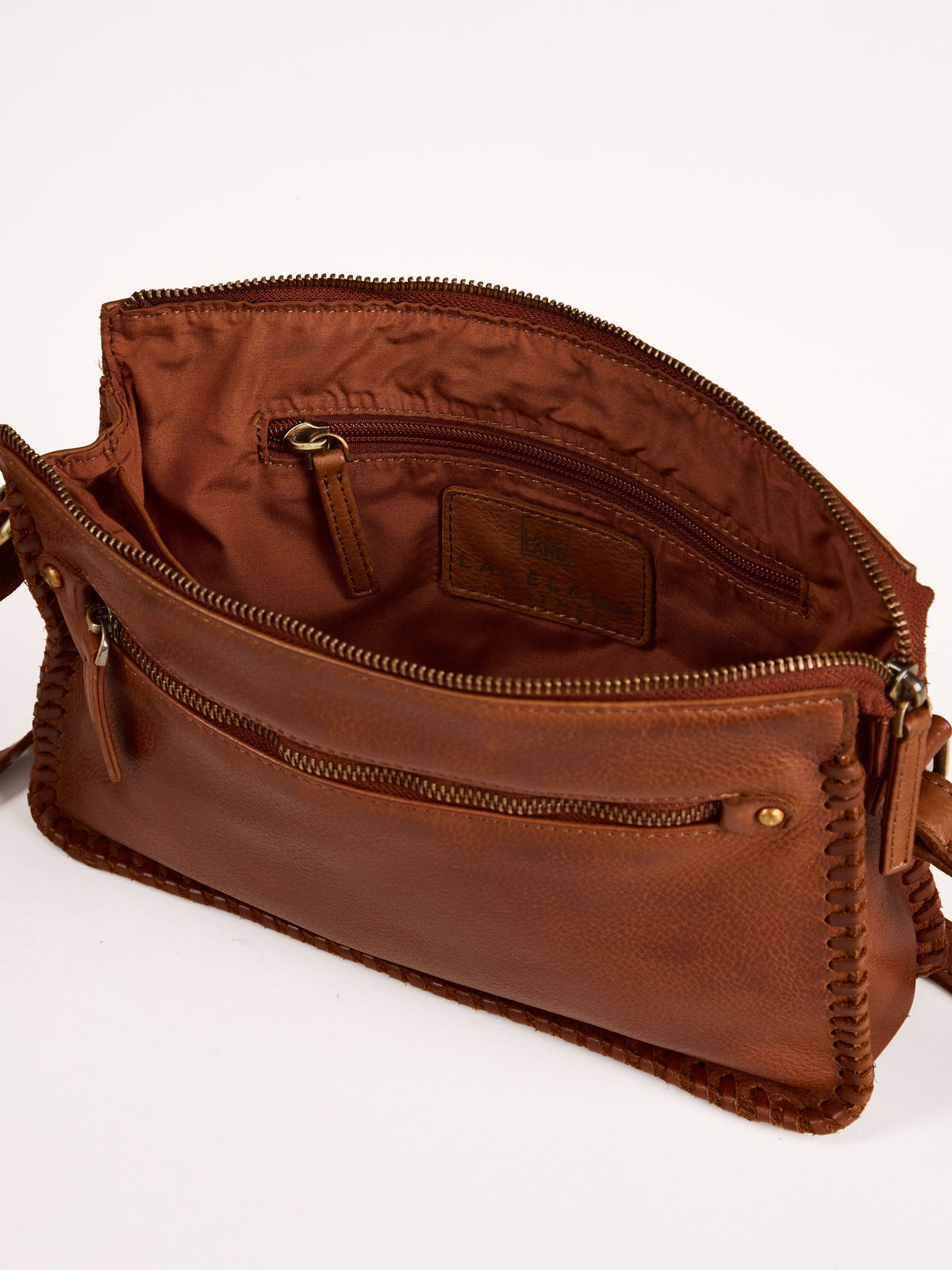 Whicham Leather Cross Body Bag