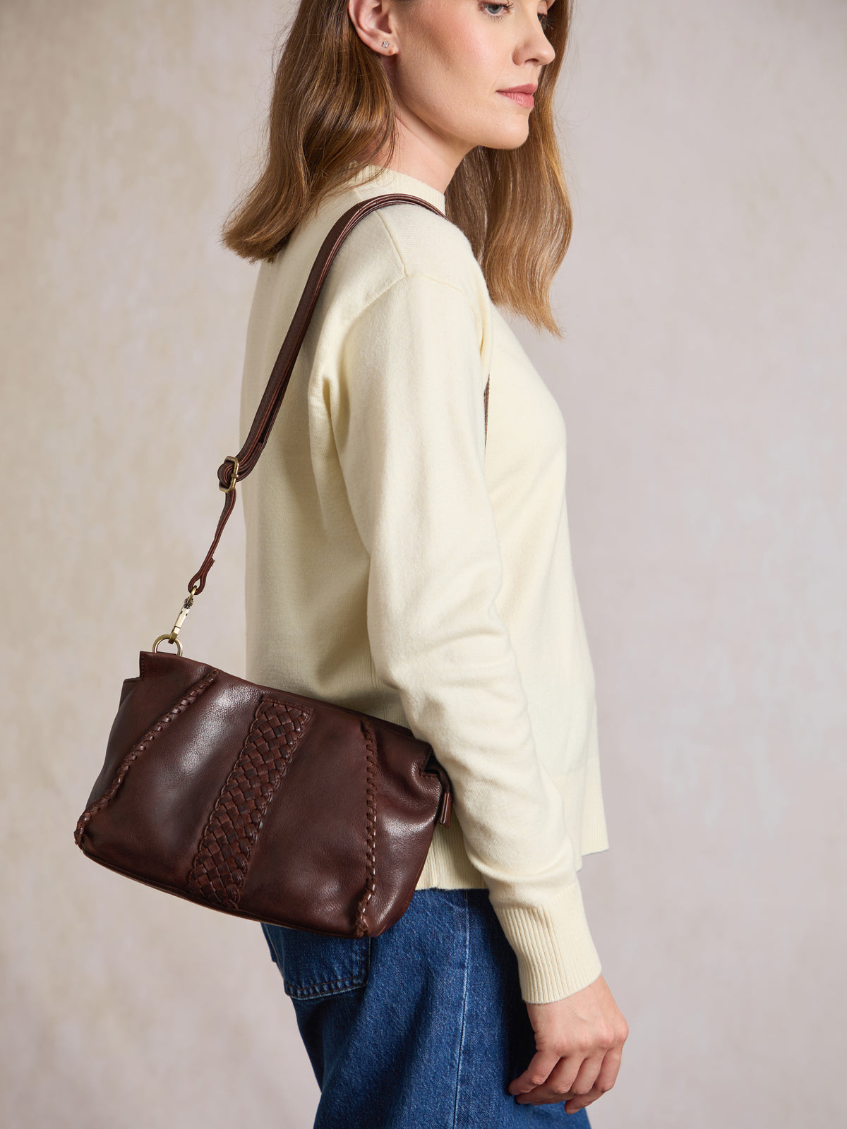 Parton Leather Cross Body Bag