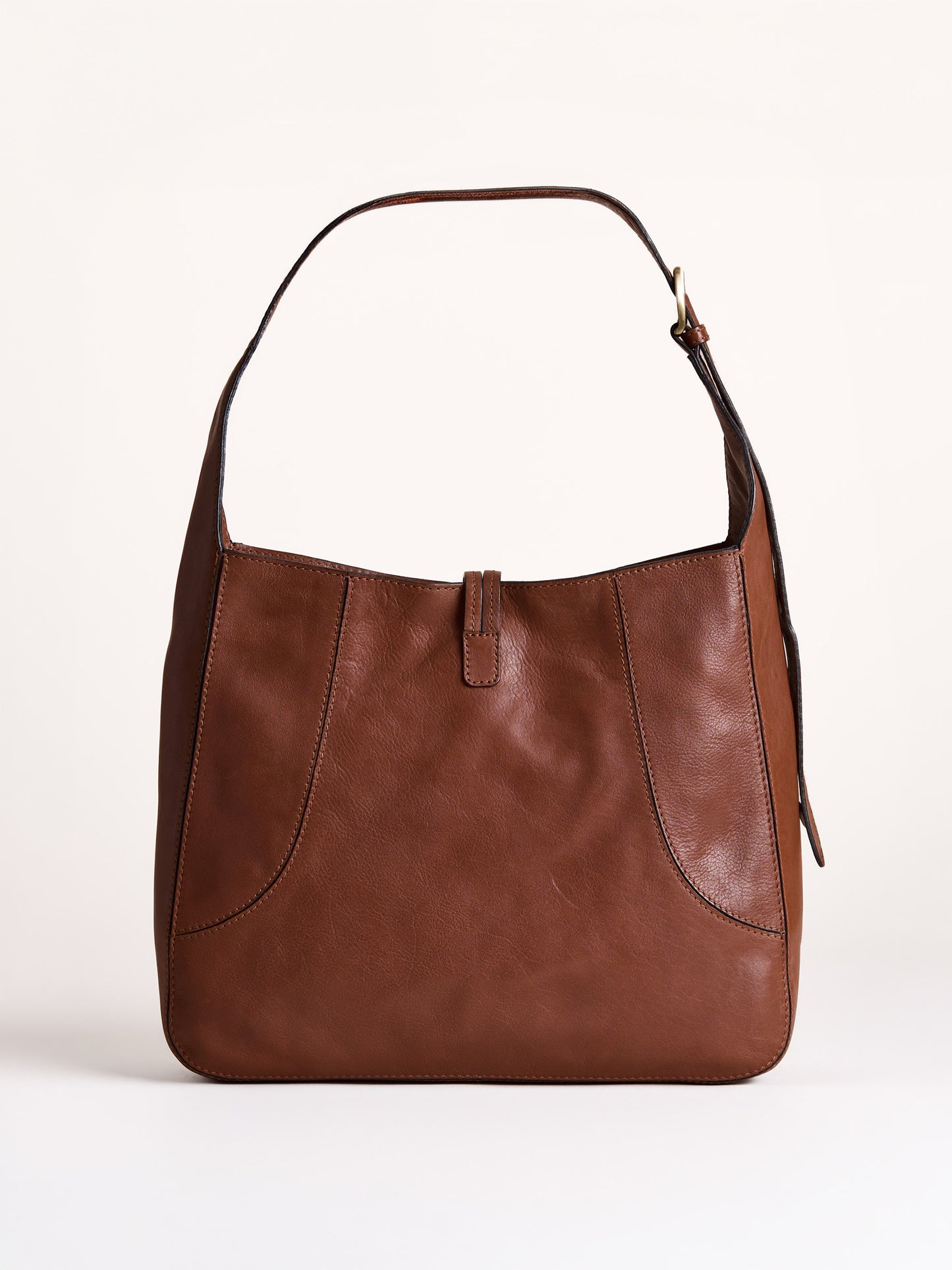 Dent Leather Hobo Bag
