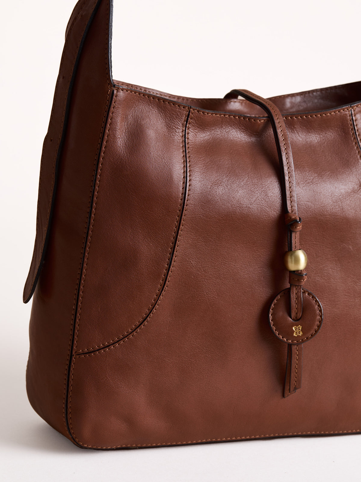 Dent Leather Hobo Bag