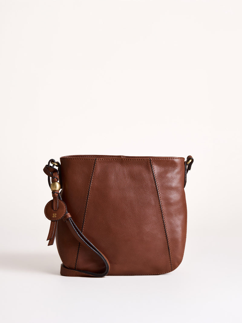 Dent Leather Cross Body Bag