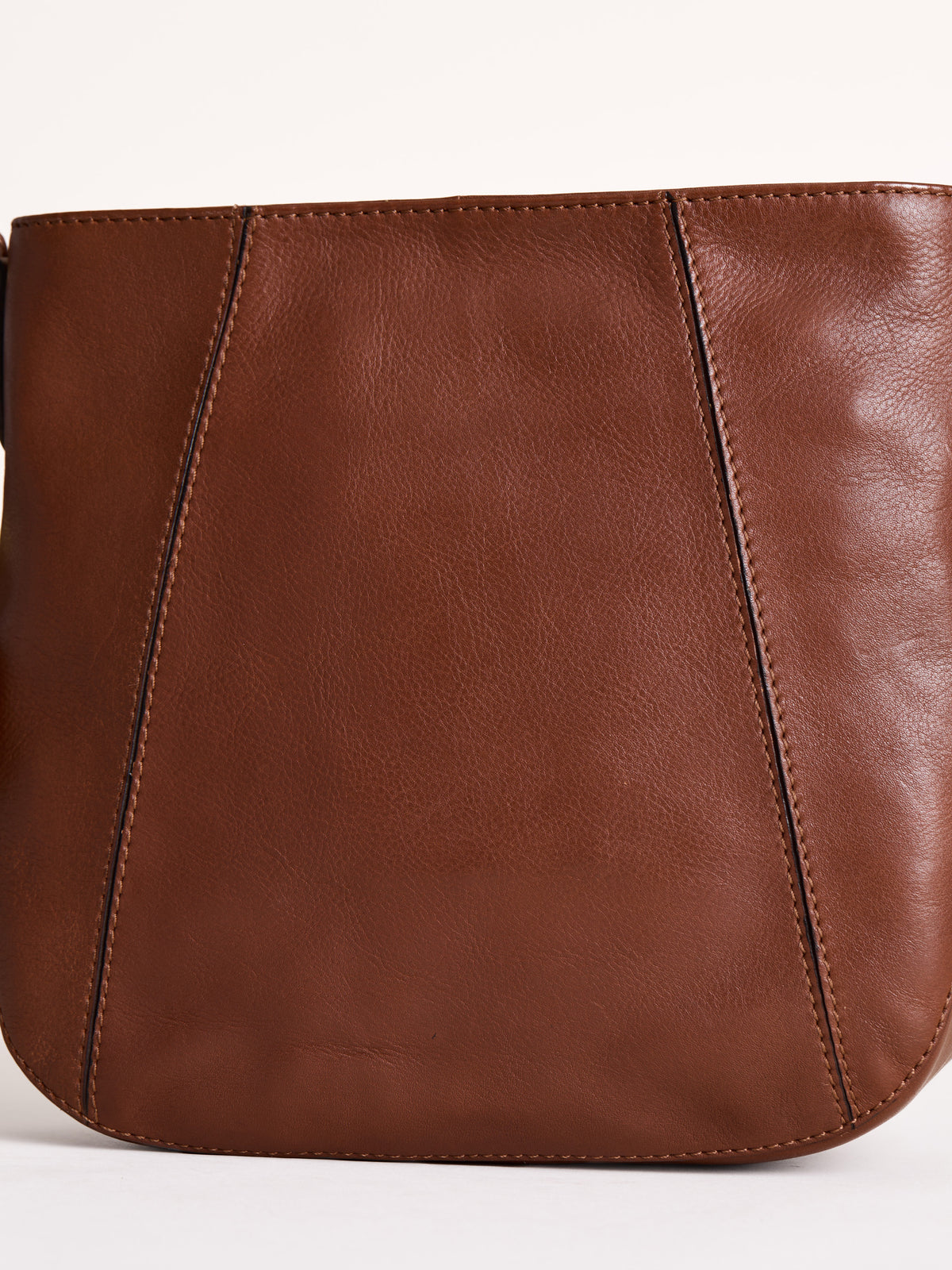 Dent Leather Cross Body Bag