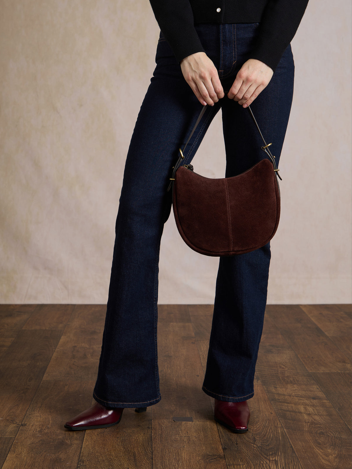 Scales Leather Cross Body Bag