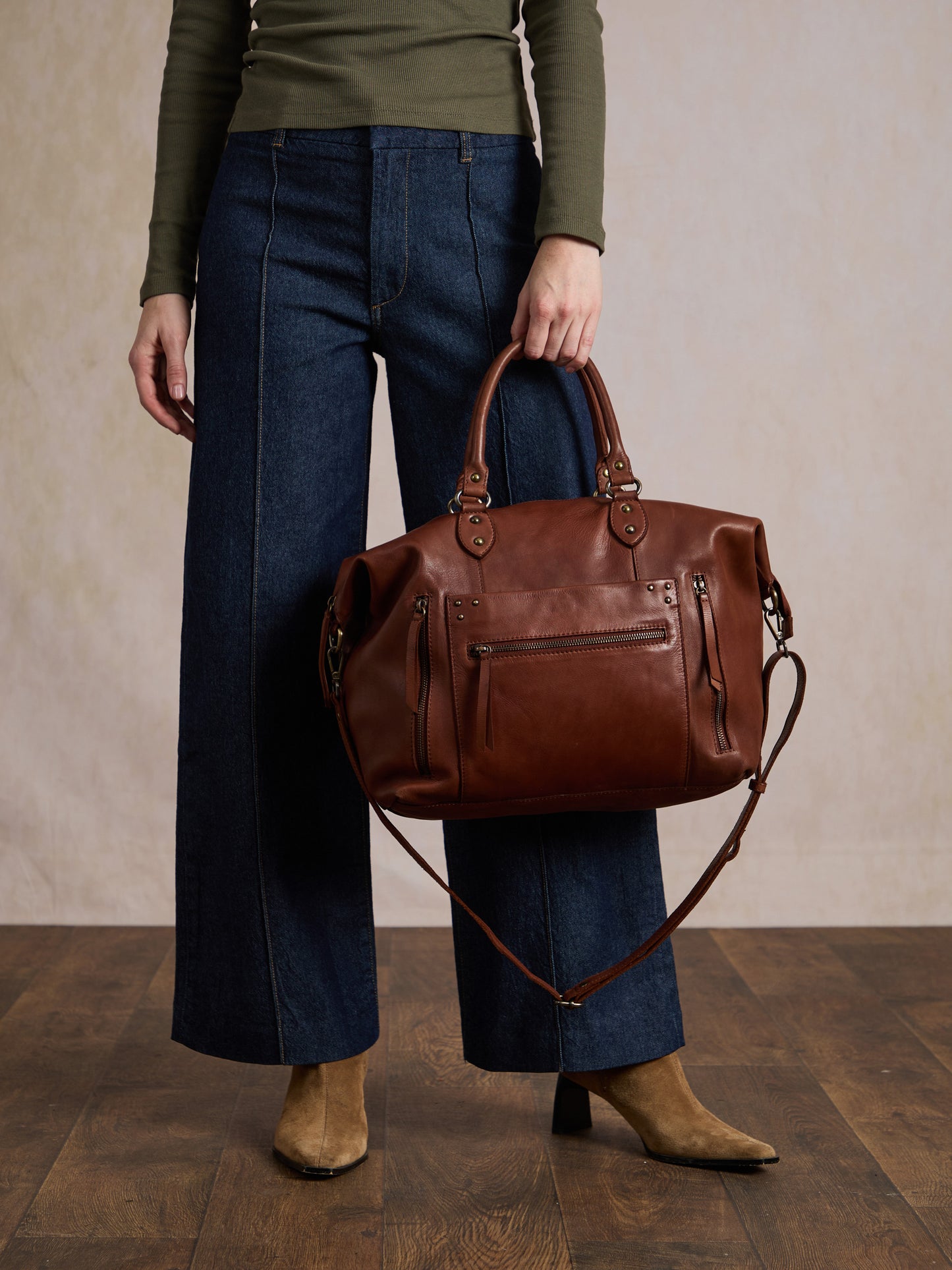 Wetherall Leather Holdall