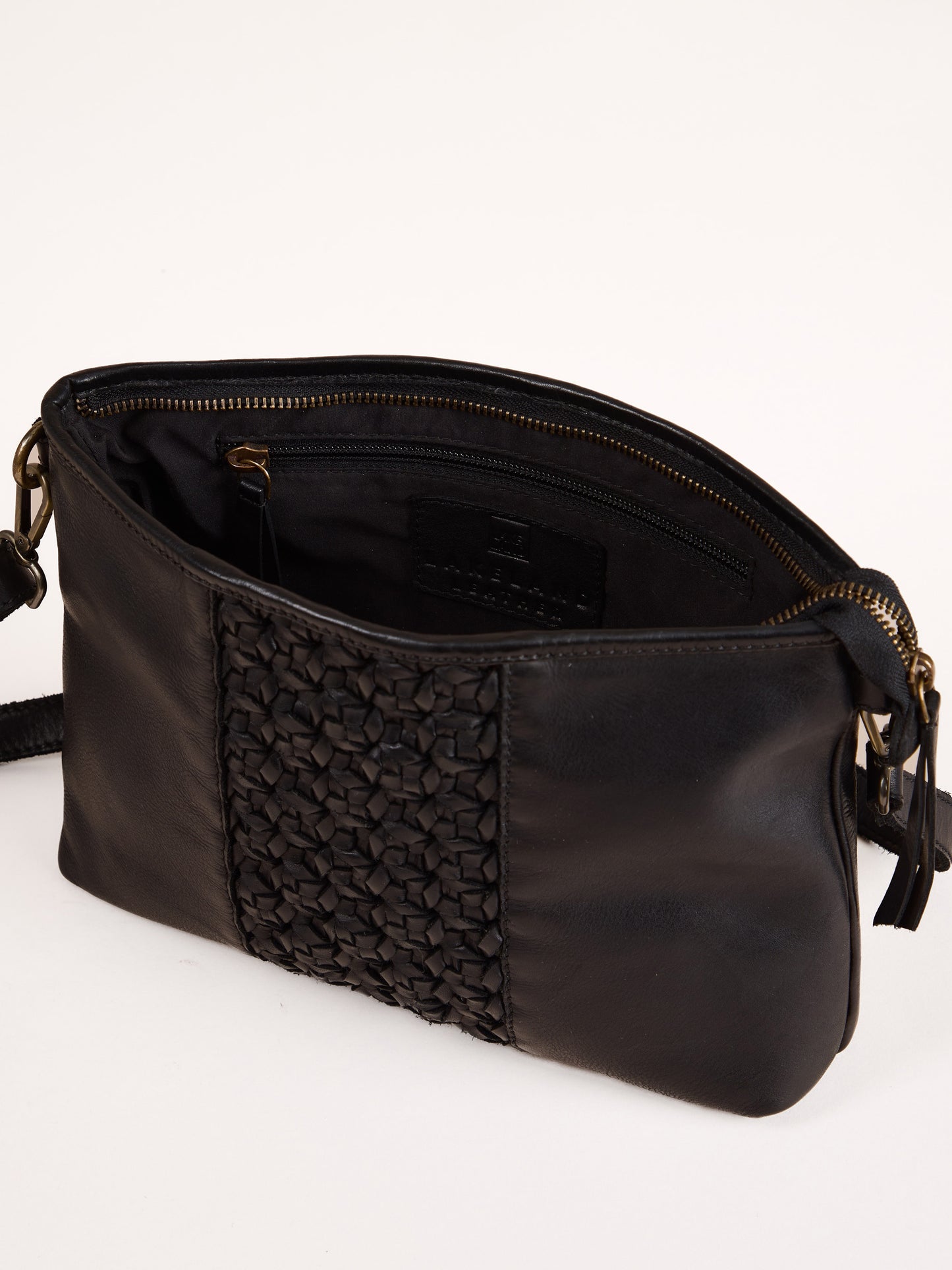 Chapel Leather Cross Body Clutch Bag
