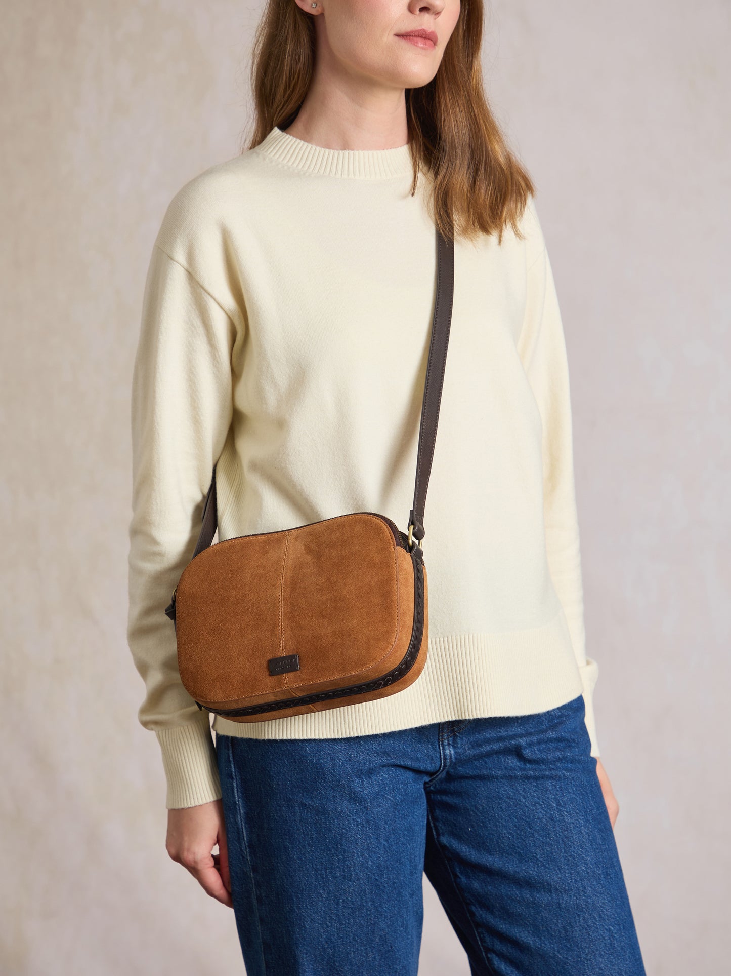 Scales Suede Camera Bag