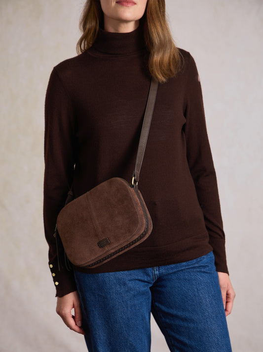Scales Suede Camera Bag