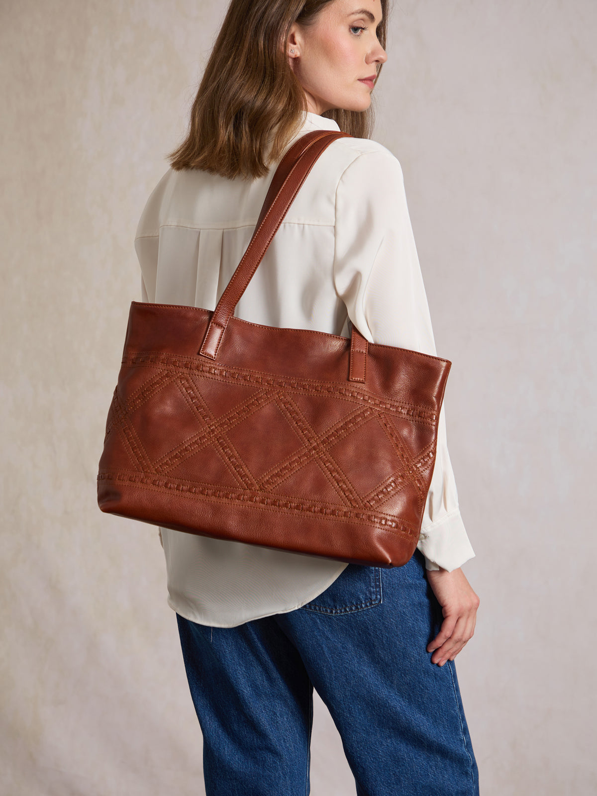 Baycliff Leather Tote Bag