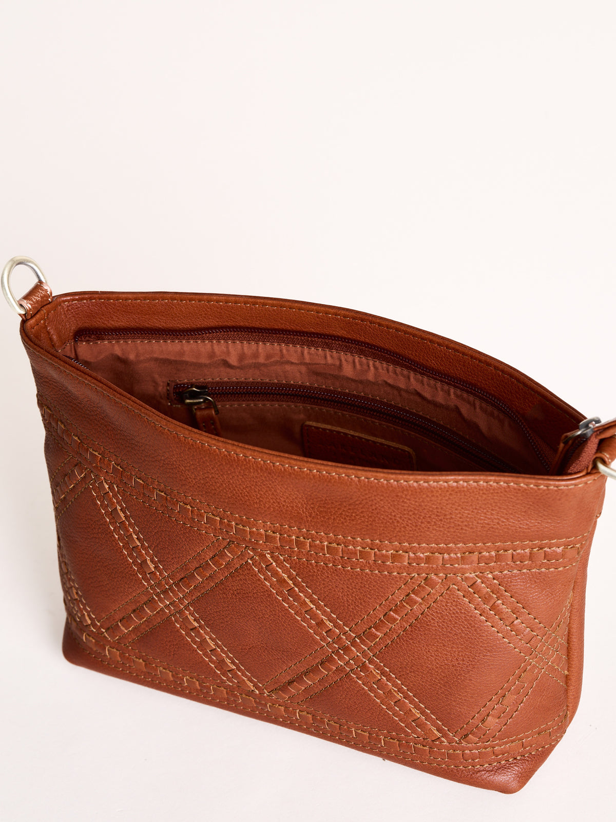 Baycliff Leather Cross Body Bag