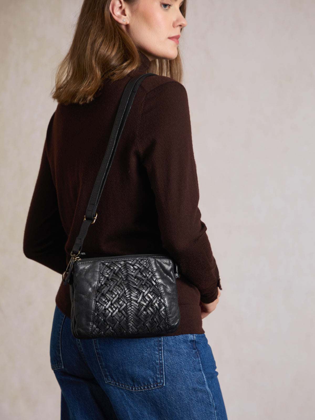 Plumpton Leather Crossbody Bag