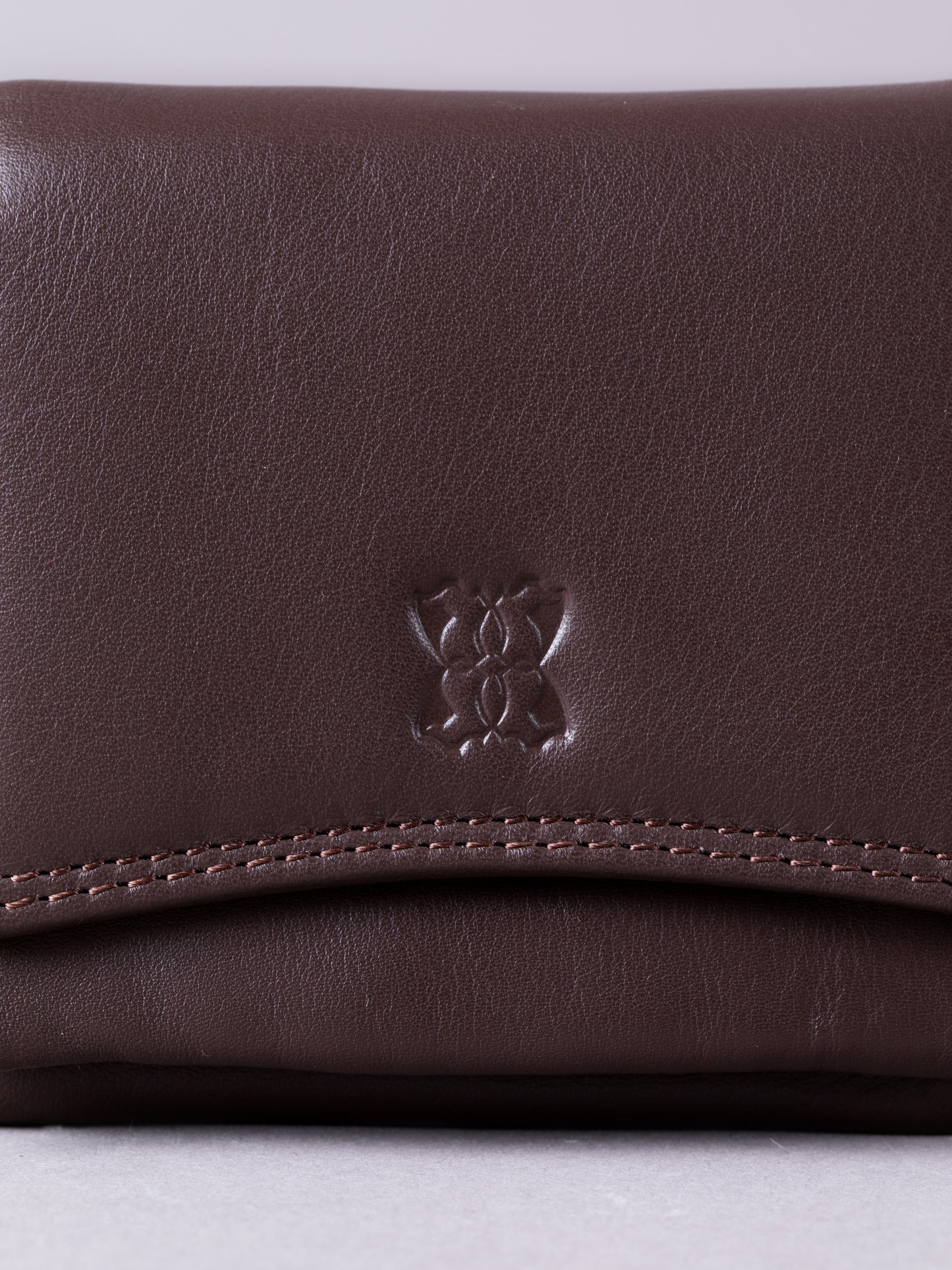 Small Leather Flapover Purse