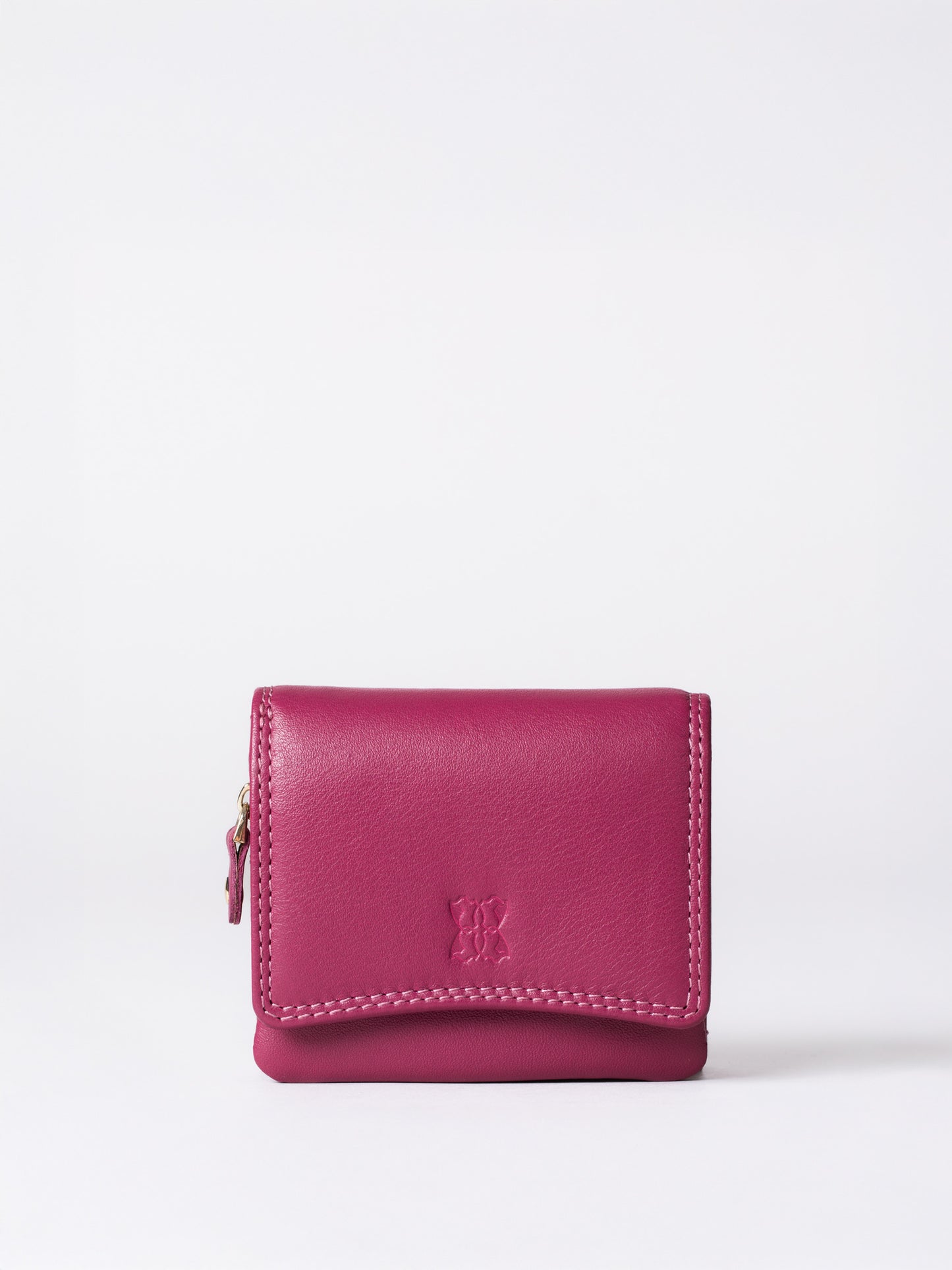 Small Leather Flapover Purse