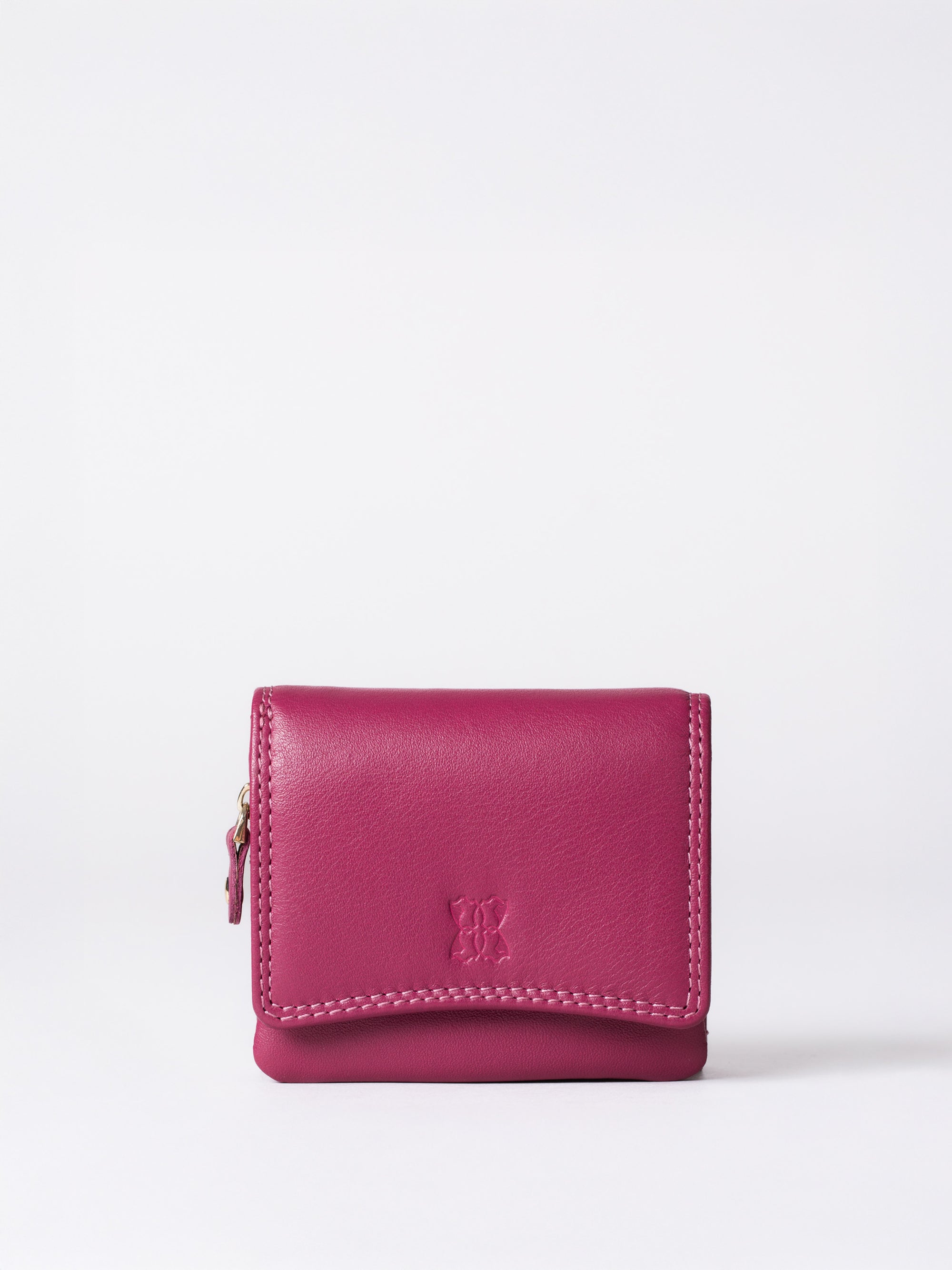 Small Leather Flapover Purse