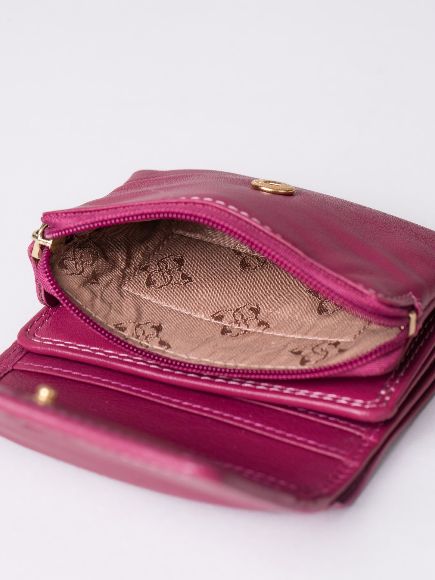 Small Leather Flapover Purse