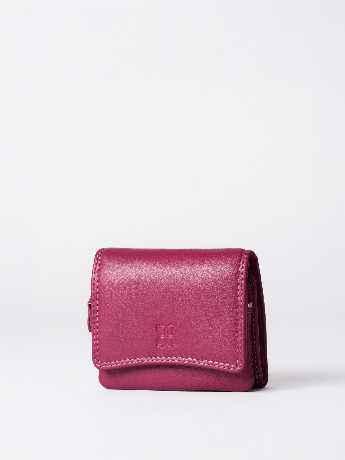 Small Leather Flapover Purse