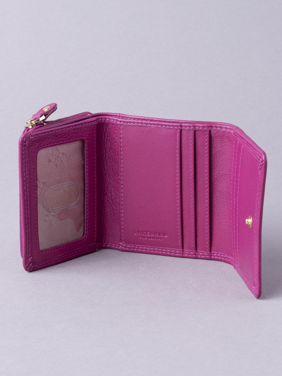 Small Leather Flapover Purse