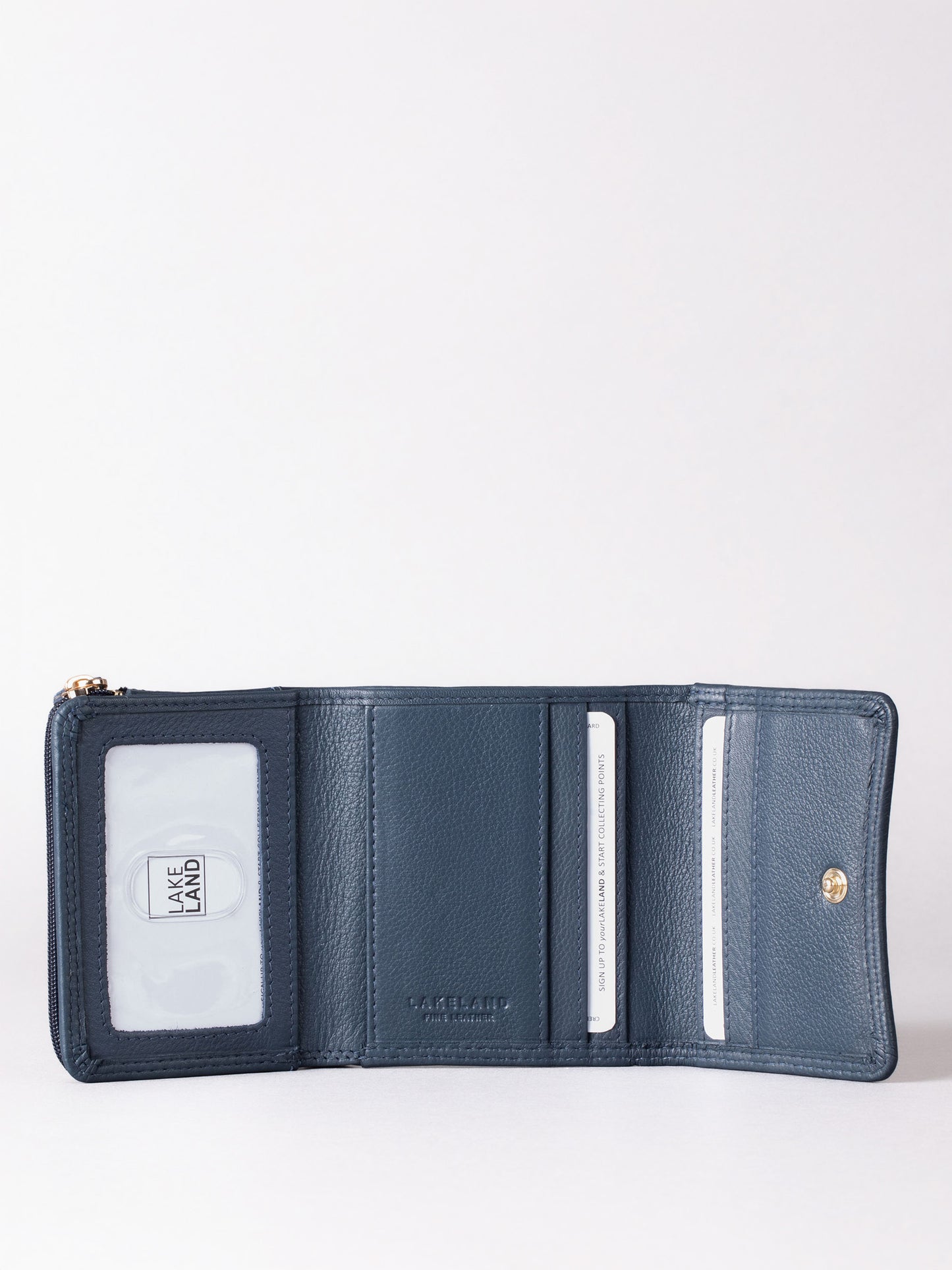 Small Leather Flapover Purse