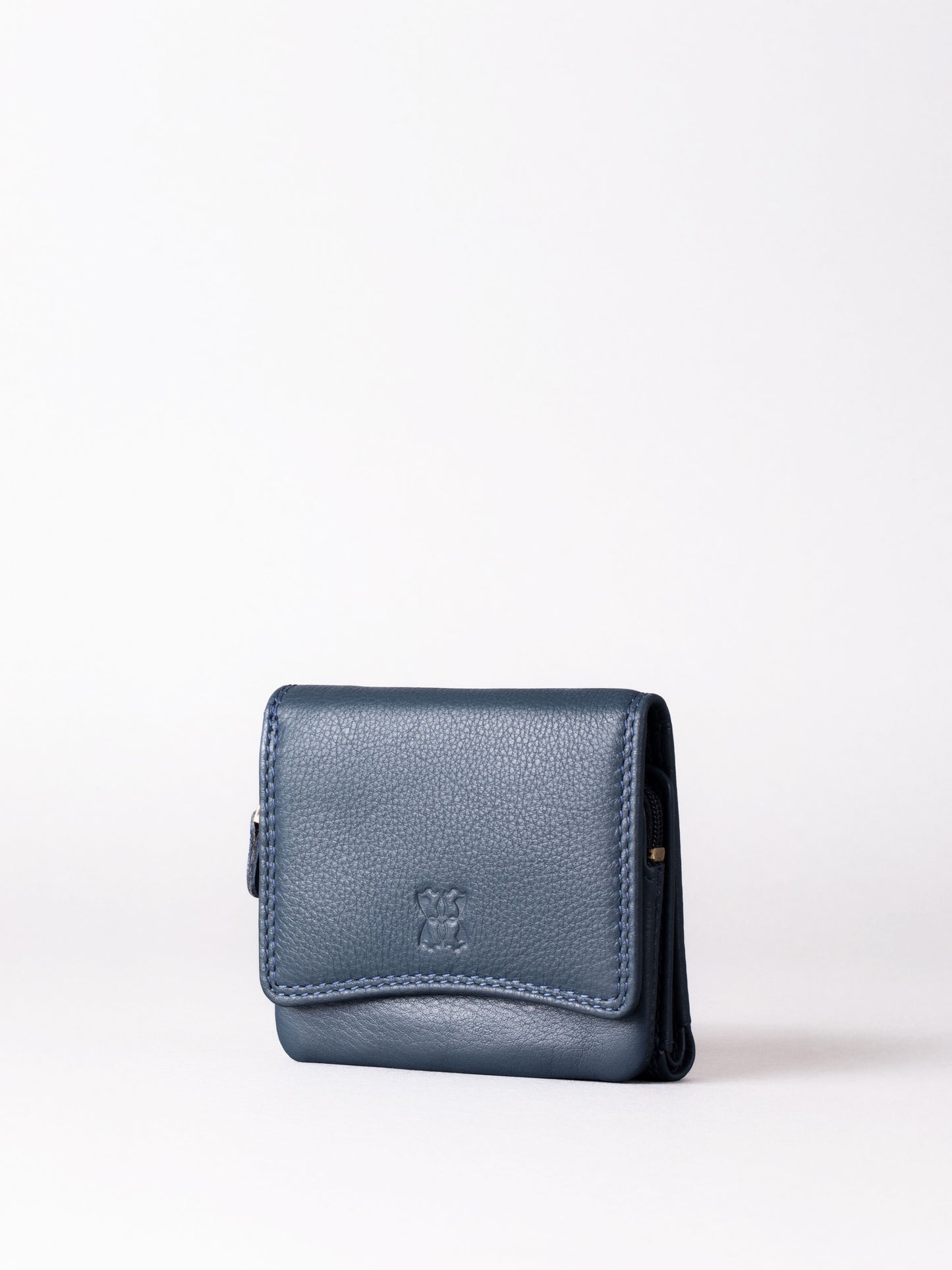 Small Leather Flapover Purse