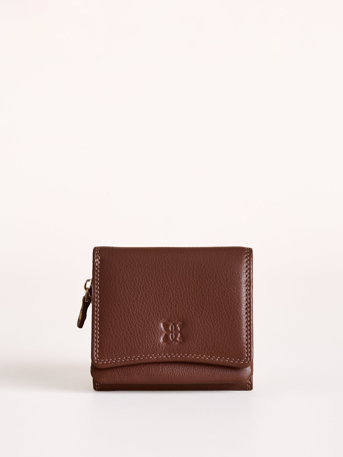 Small Leather Flapover Purse