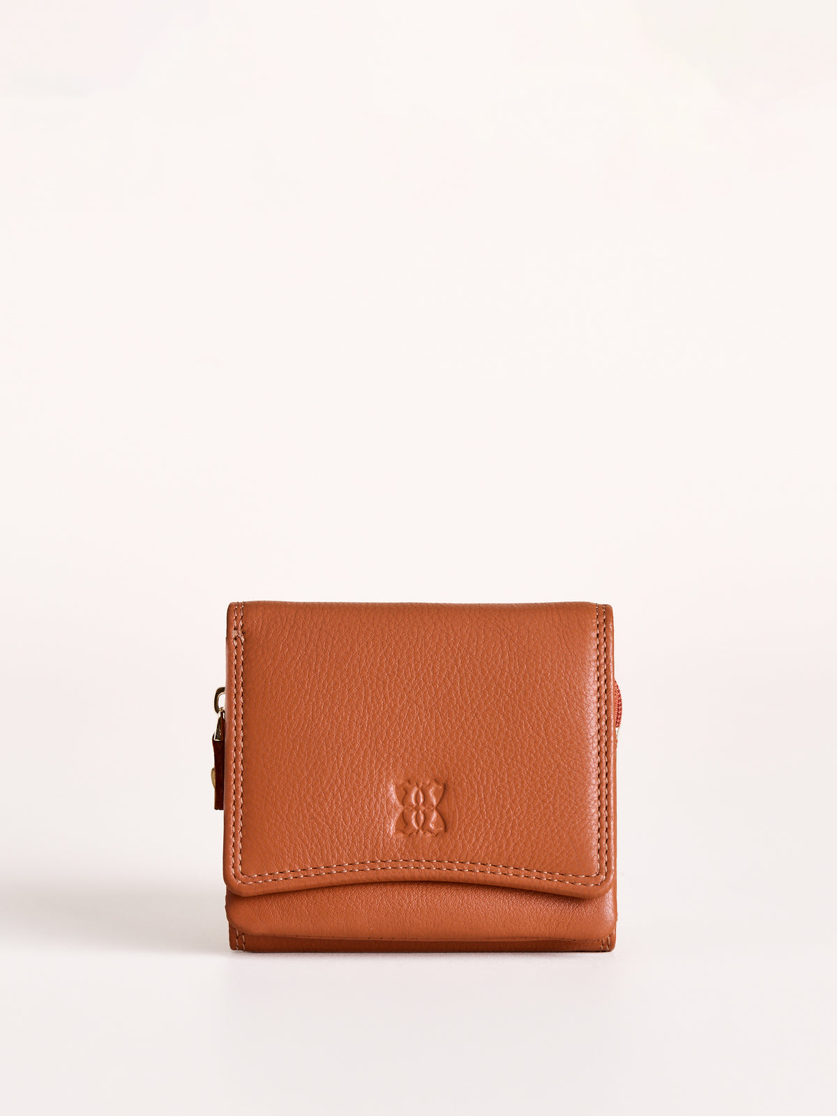 Small Leather Flapover Purse