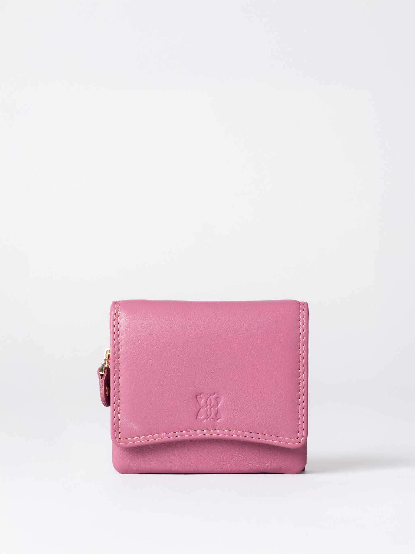 Small Leather Flapover Purse