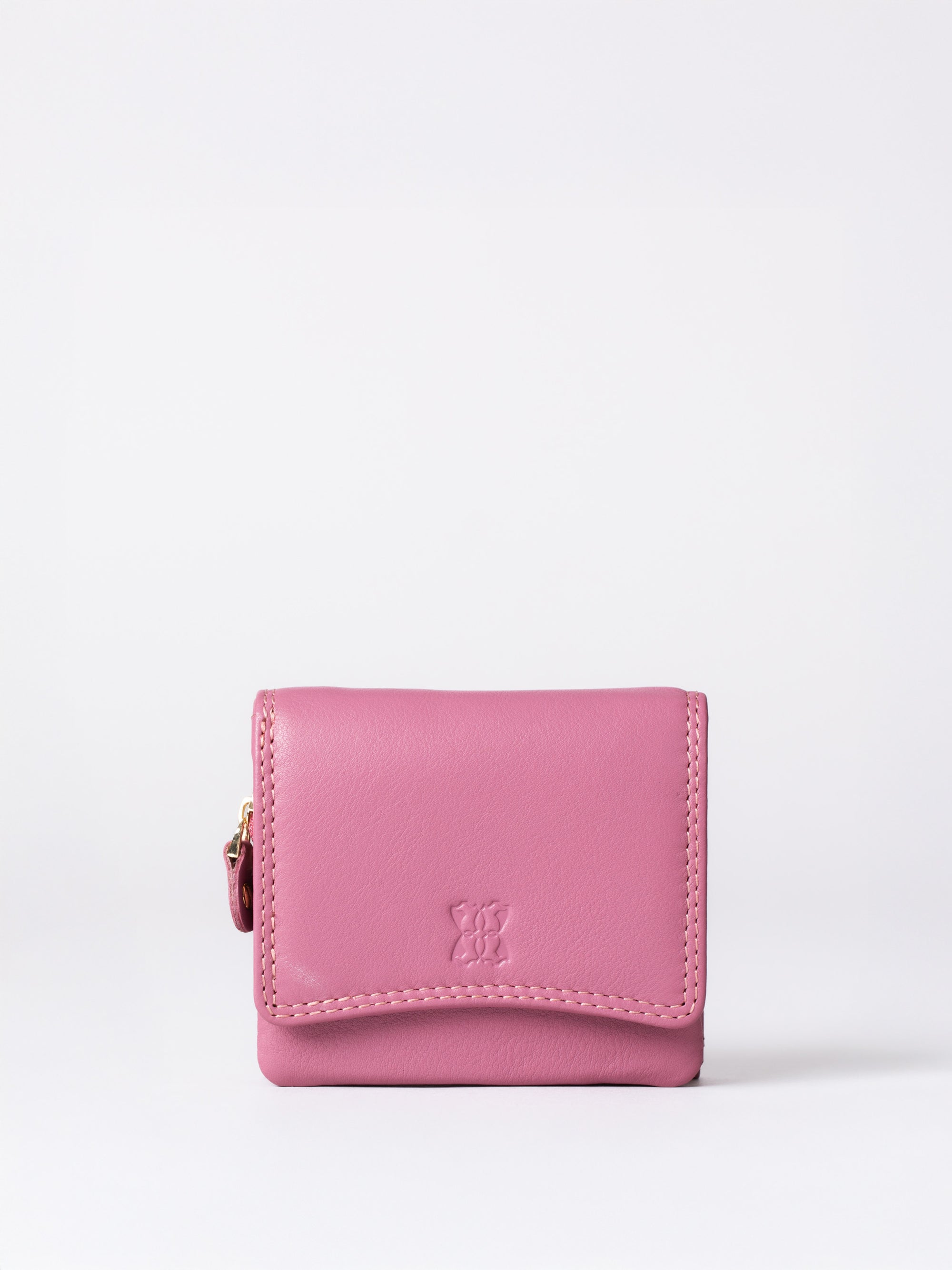 Small Leather Flapover Purse