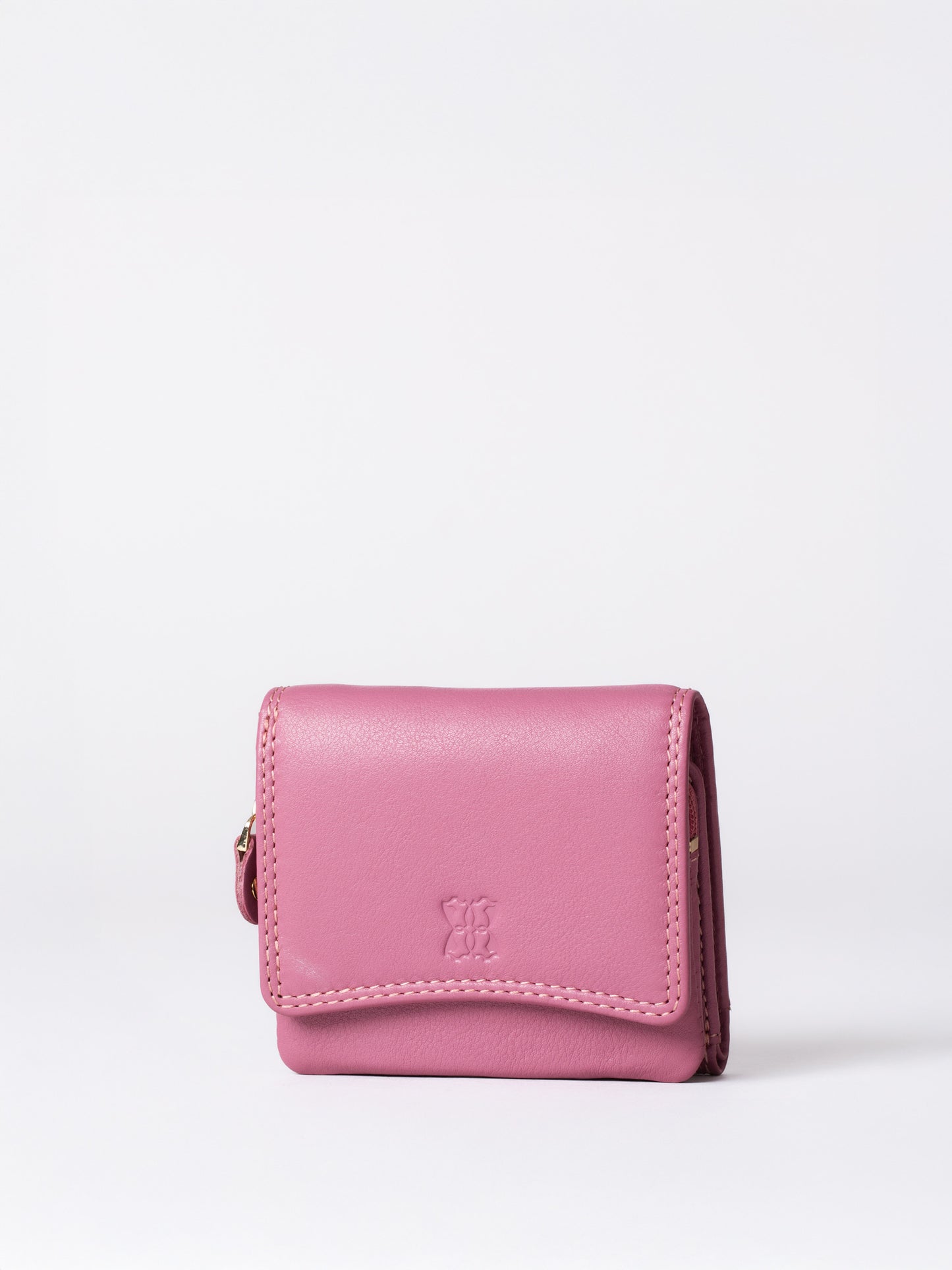 Small Leather Flapover Purse