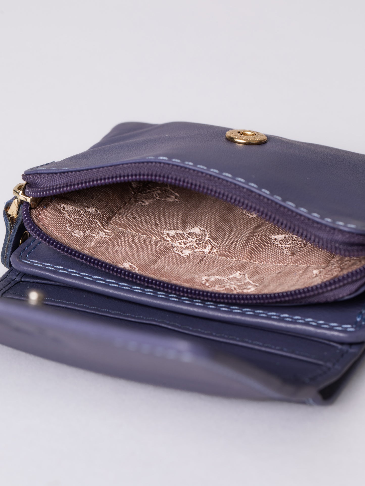 Small Leather Flapover Purse