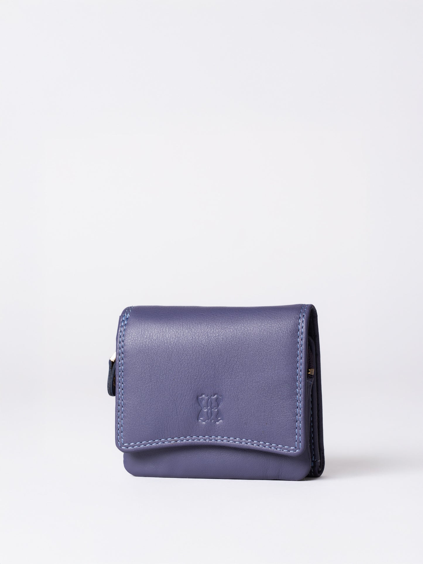 Small Leather Flapover Purse
