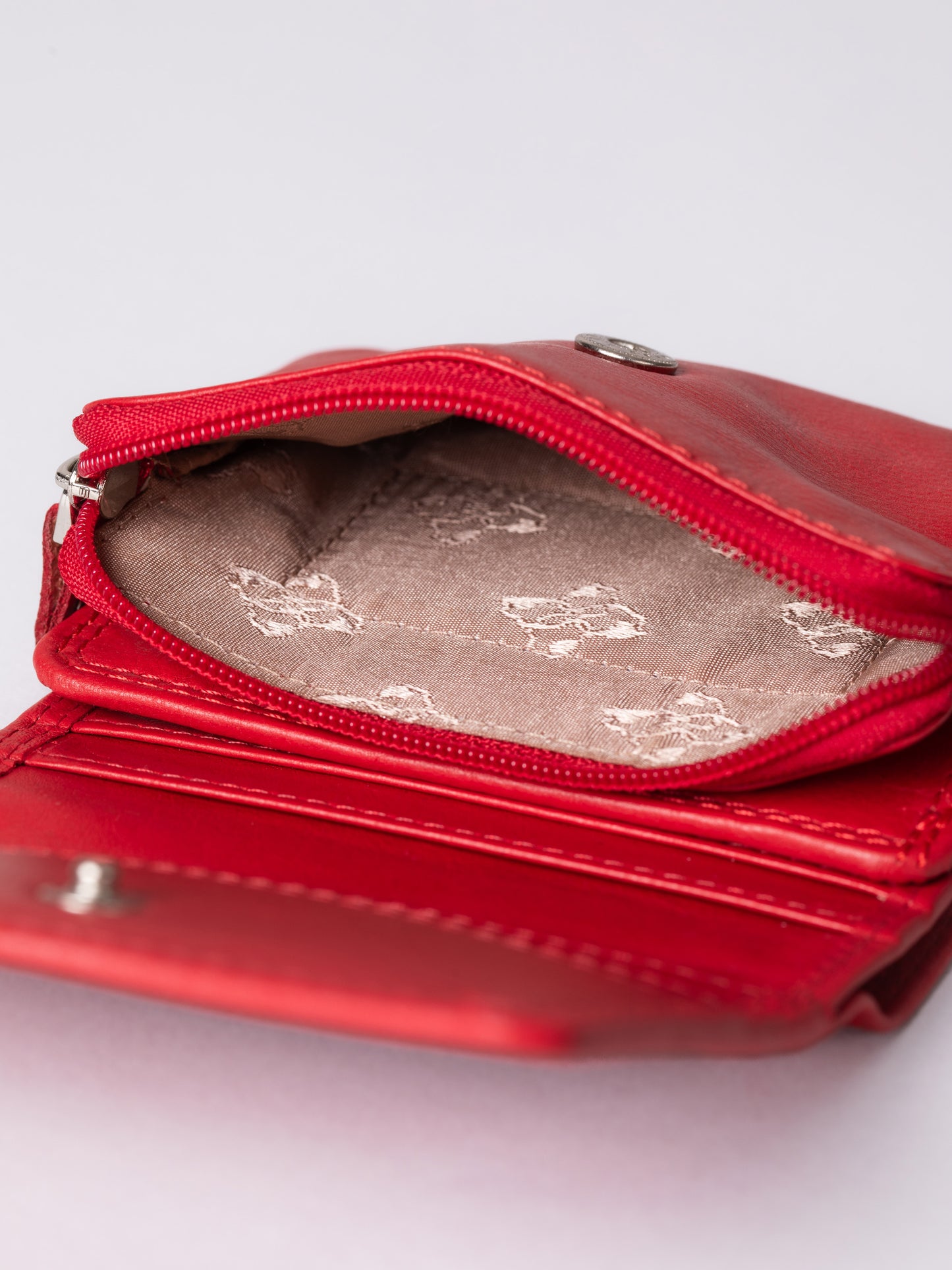 Small Leather Flapover Purse