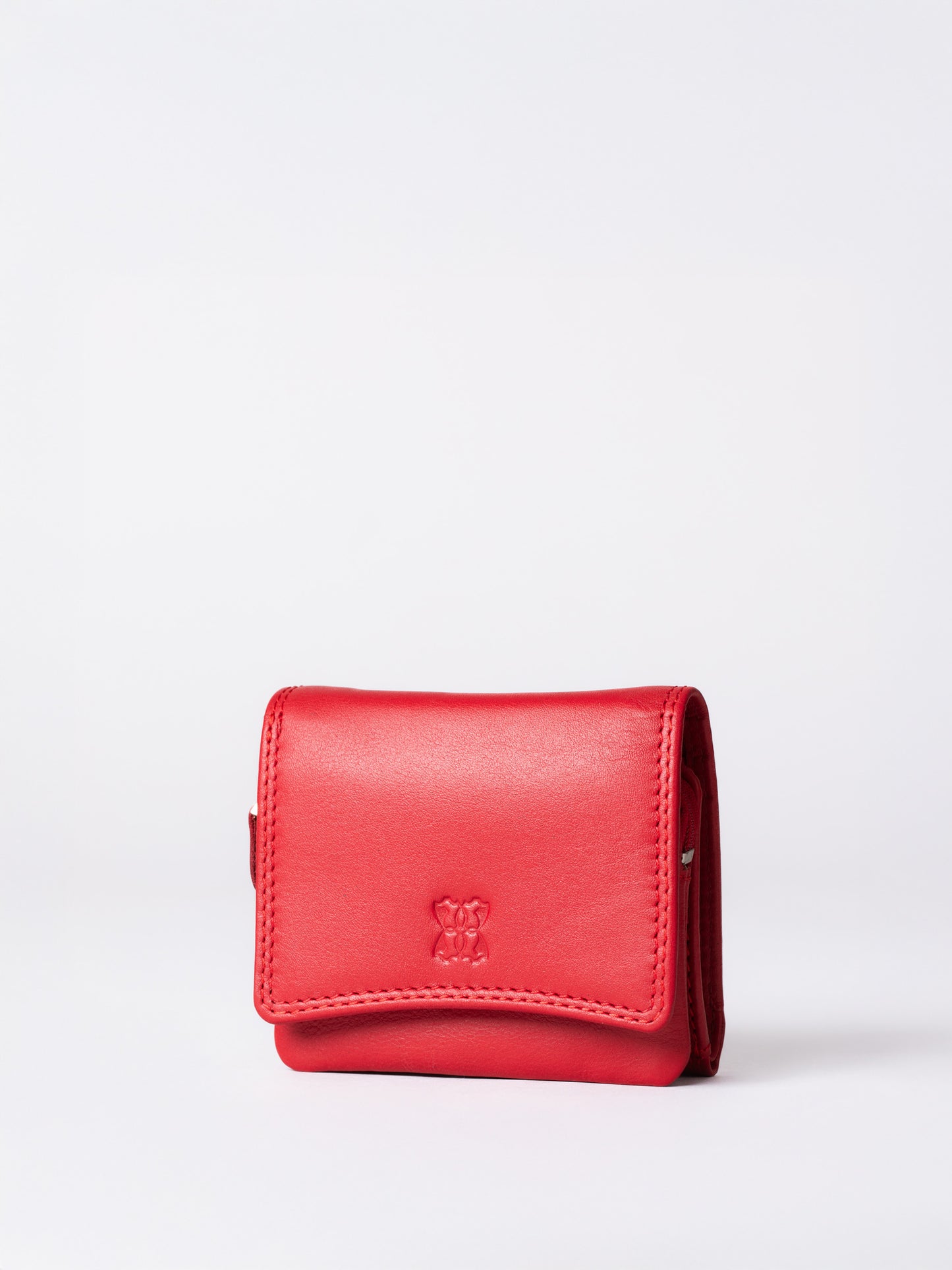 Small Leather Flapover Purse