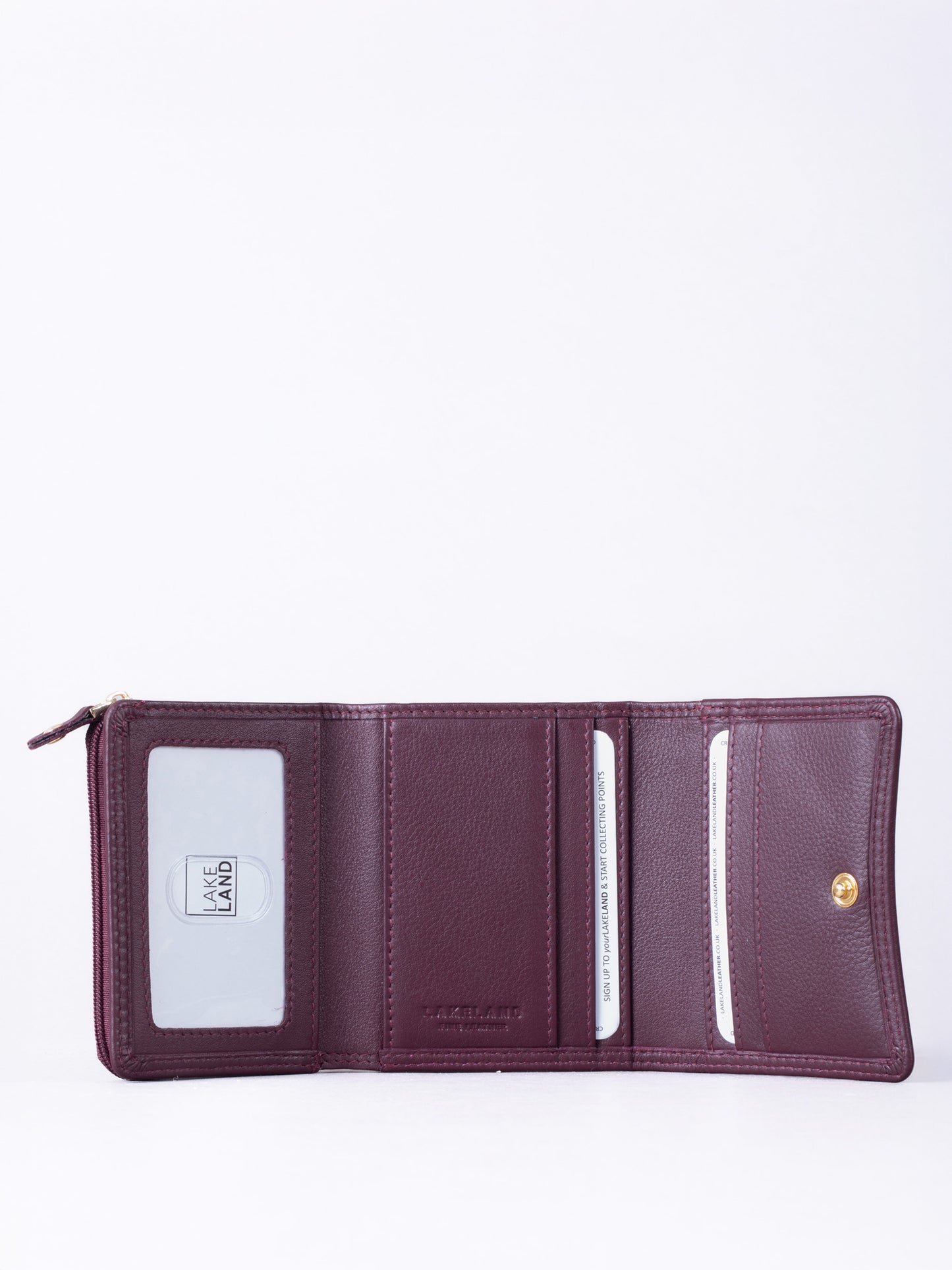 Small Leather Flapover Purse